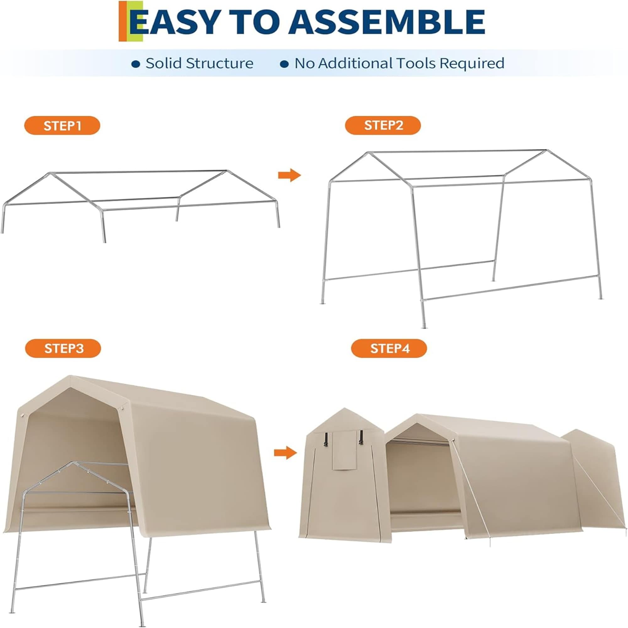 Qeetex LSHQQPPG-33A3UPYE Carport-Covers - View #6