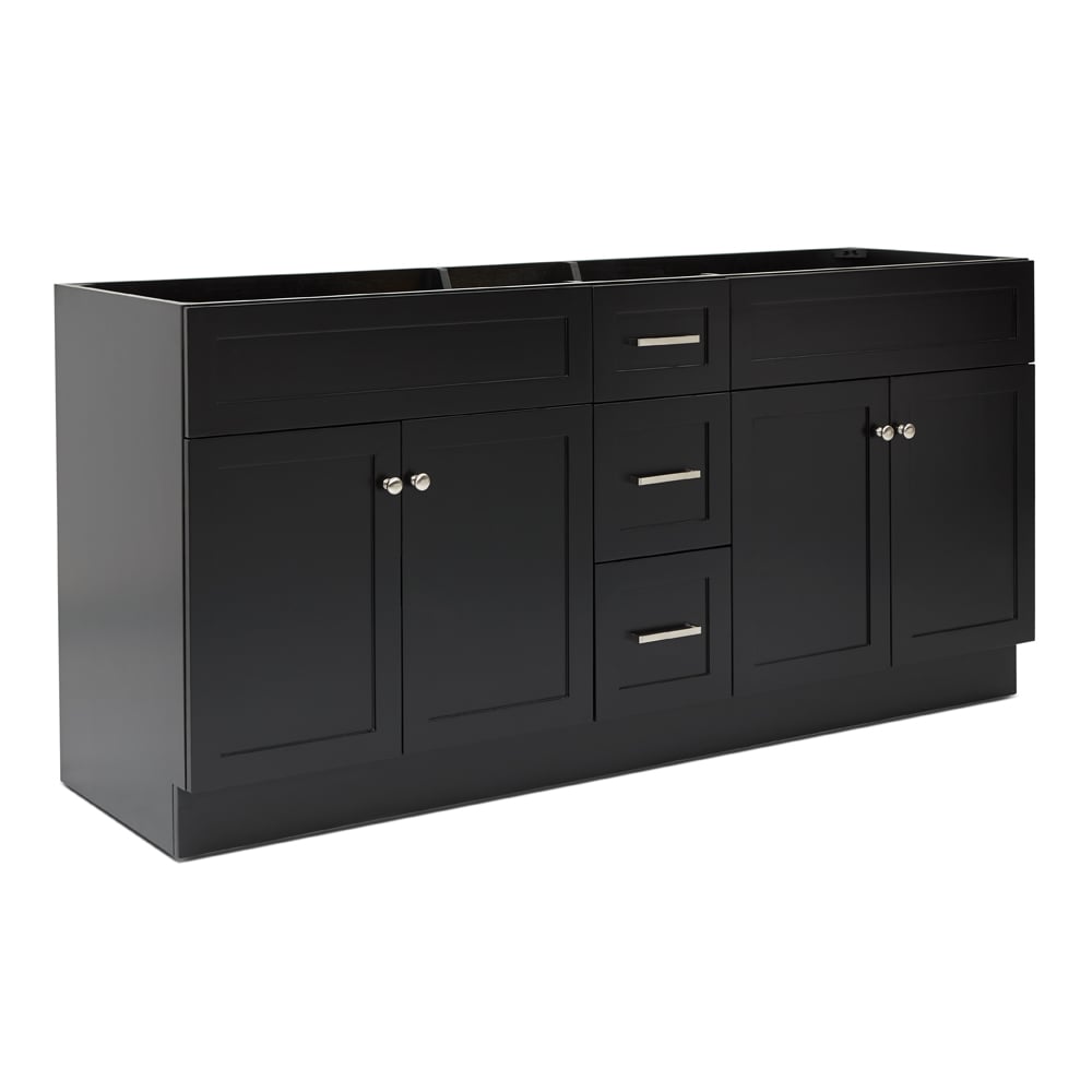 72 inch deals black bathroom vanity