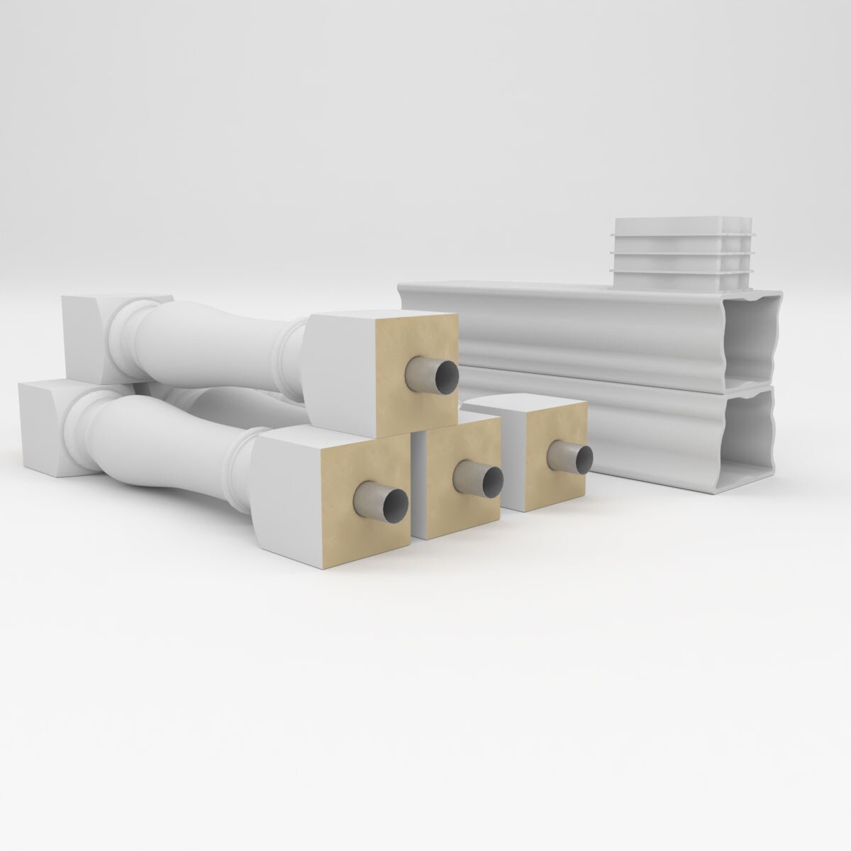 Ekena Millwork BALK42X024OXN railings - View #6