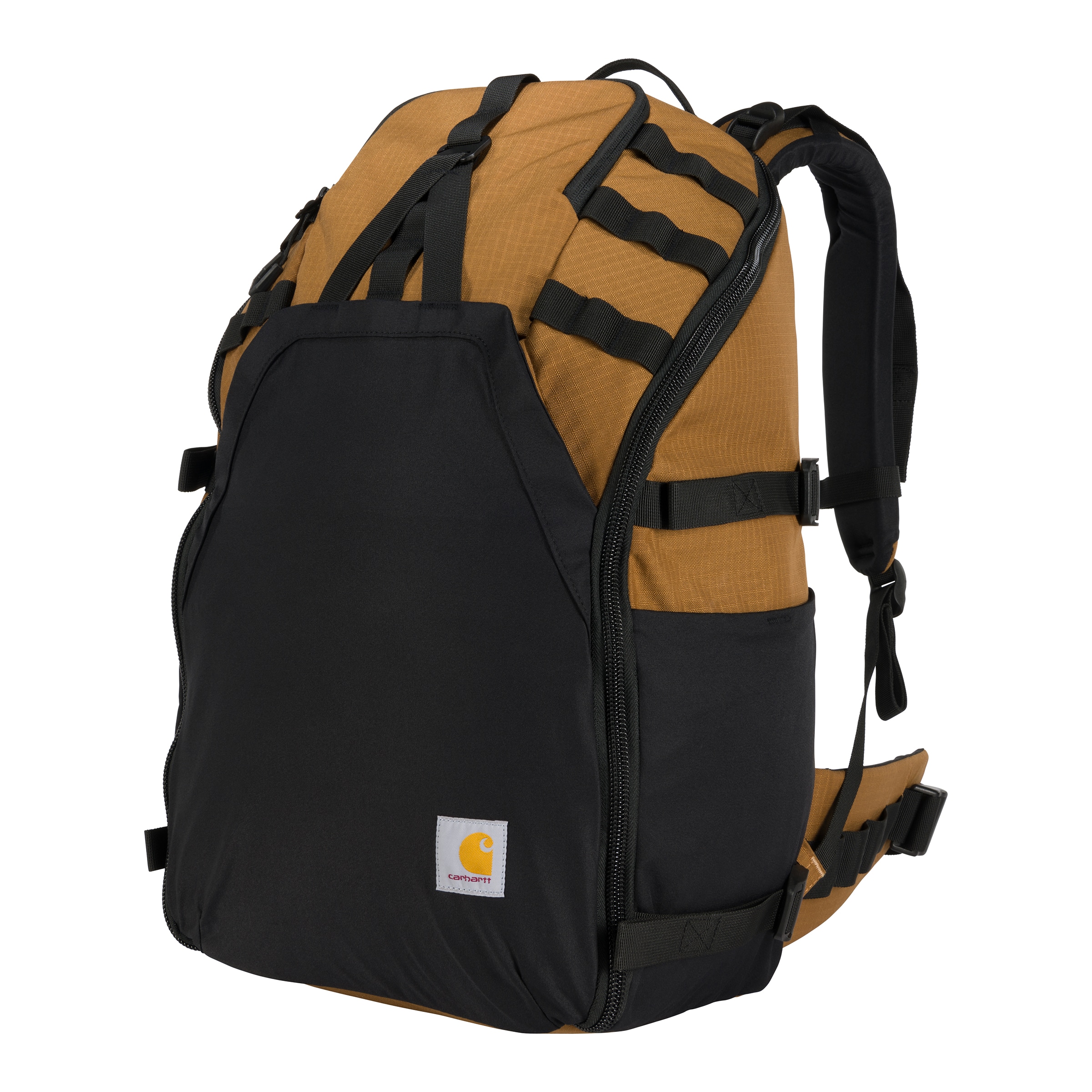 Carhartt 45L Nylon Internal Frame Hiking Backpack 12.5 X 20.5 X 8.5 Carhartt Brown Backpack in the Bags Backpacks department at Lowes