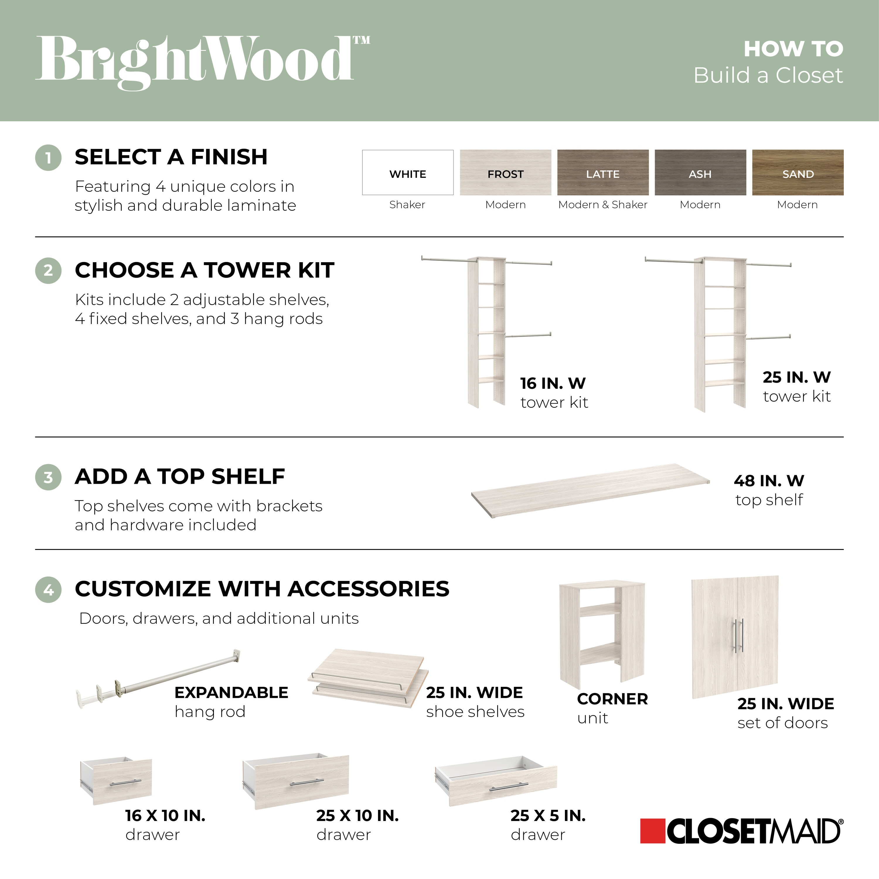 ClosetMaid 10000-02486 Wood-Closet-Accessories - View #4