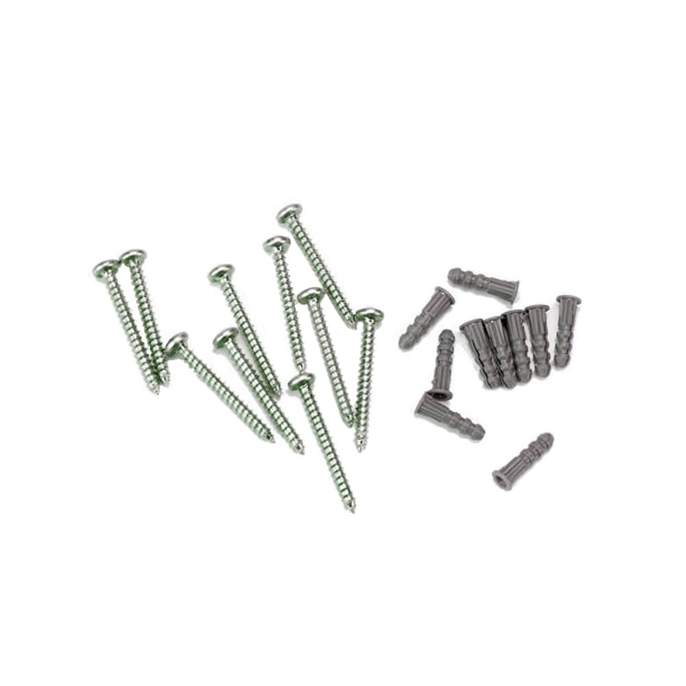 ClosetMaid 52876 ShelfTrack 20-Pack 0.2-in Adjustable Mount Plastic/Steel Hardware Kit