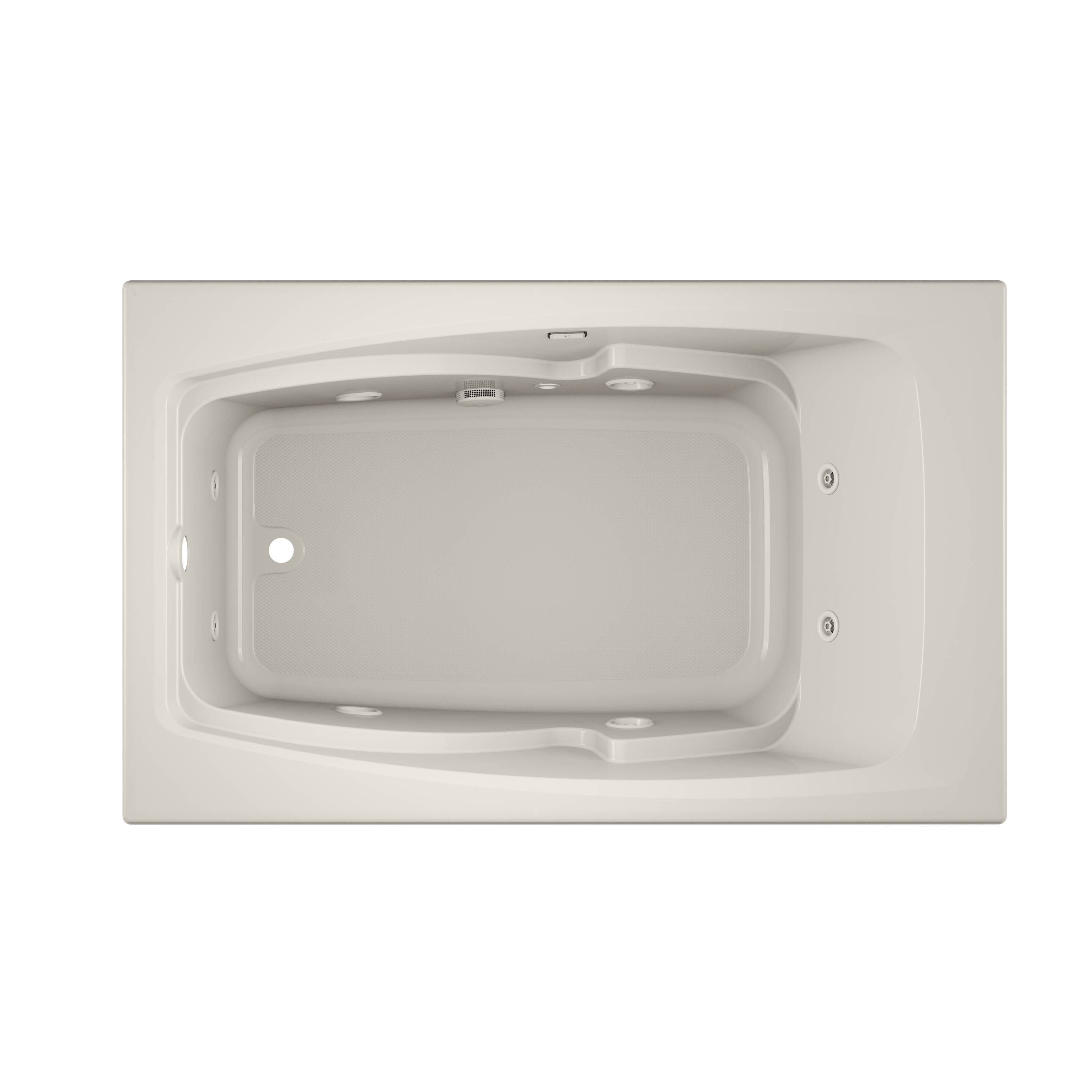 Jacuzzi NG74969 CETRA 36-Inches x 60-Inches Oyster Acrylic Rectangular Drop-in Whirlpool tub ( Left Drain )