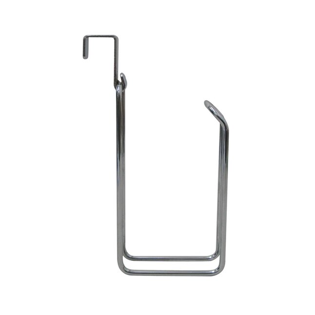interDesign Metalo Chrome Surface Mount Toilet Paper Holder interDesign Metalo Chrome Surface Mount Toilet Paper Holder