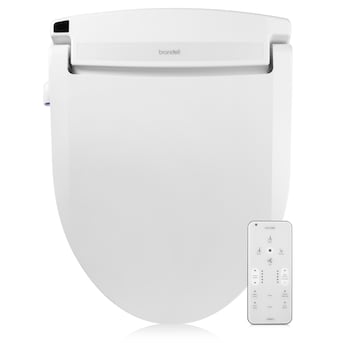 Forfærde uudgrundelig protein Brondell Swash select Plastic White Elongated Soft Close Heated Bidet  Toilet Seat in the Toilet Seats department at Lowes.com