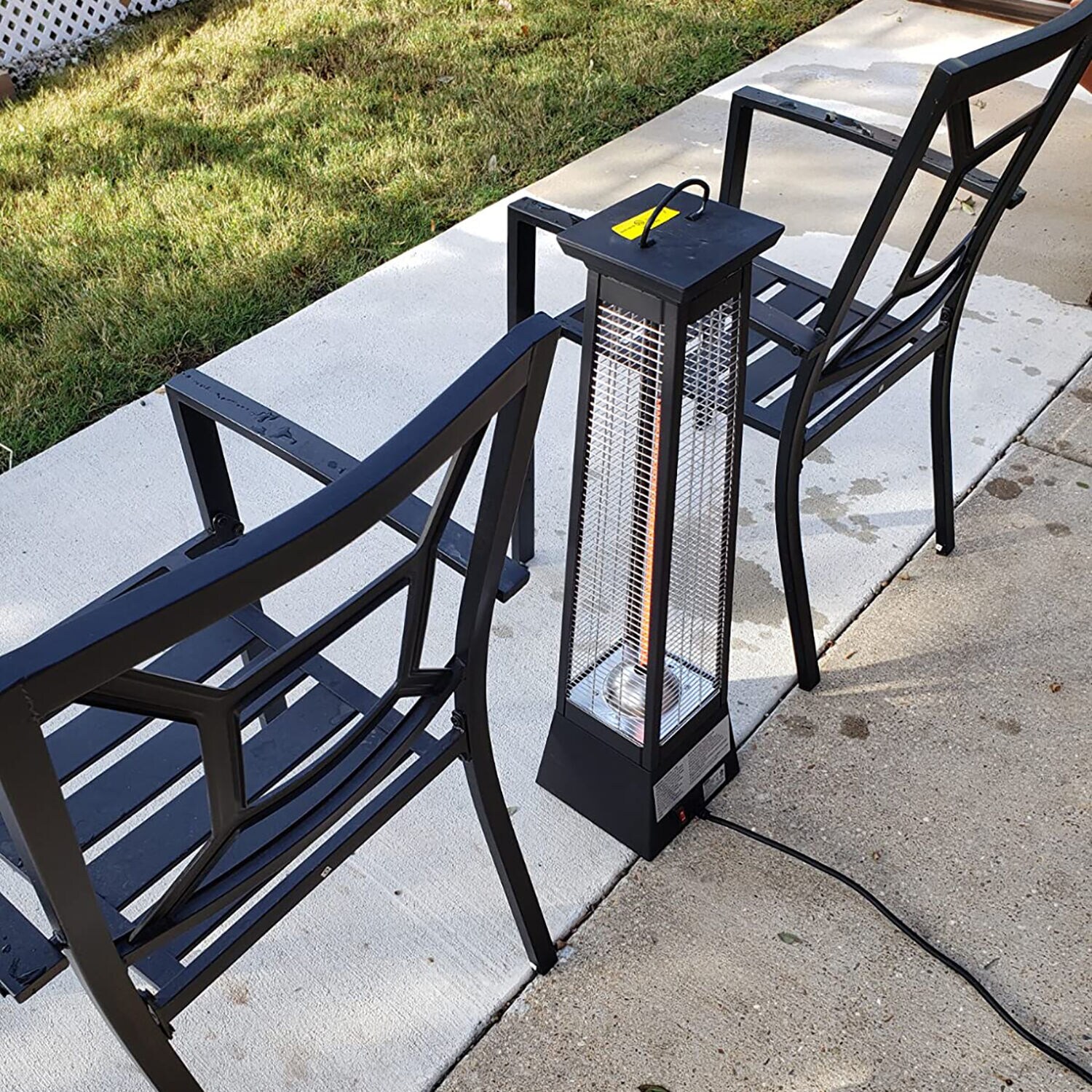 Hanover HAN1026ST-BLK Outdoor-Electric-Patio-Heaters - View #8