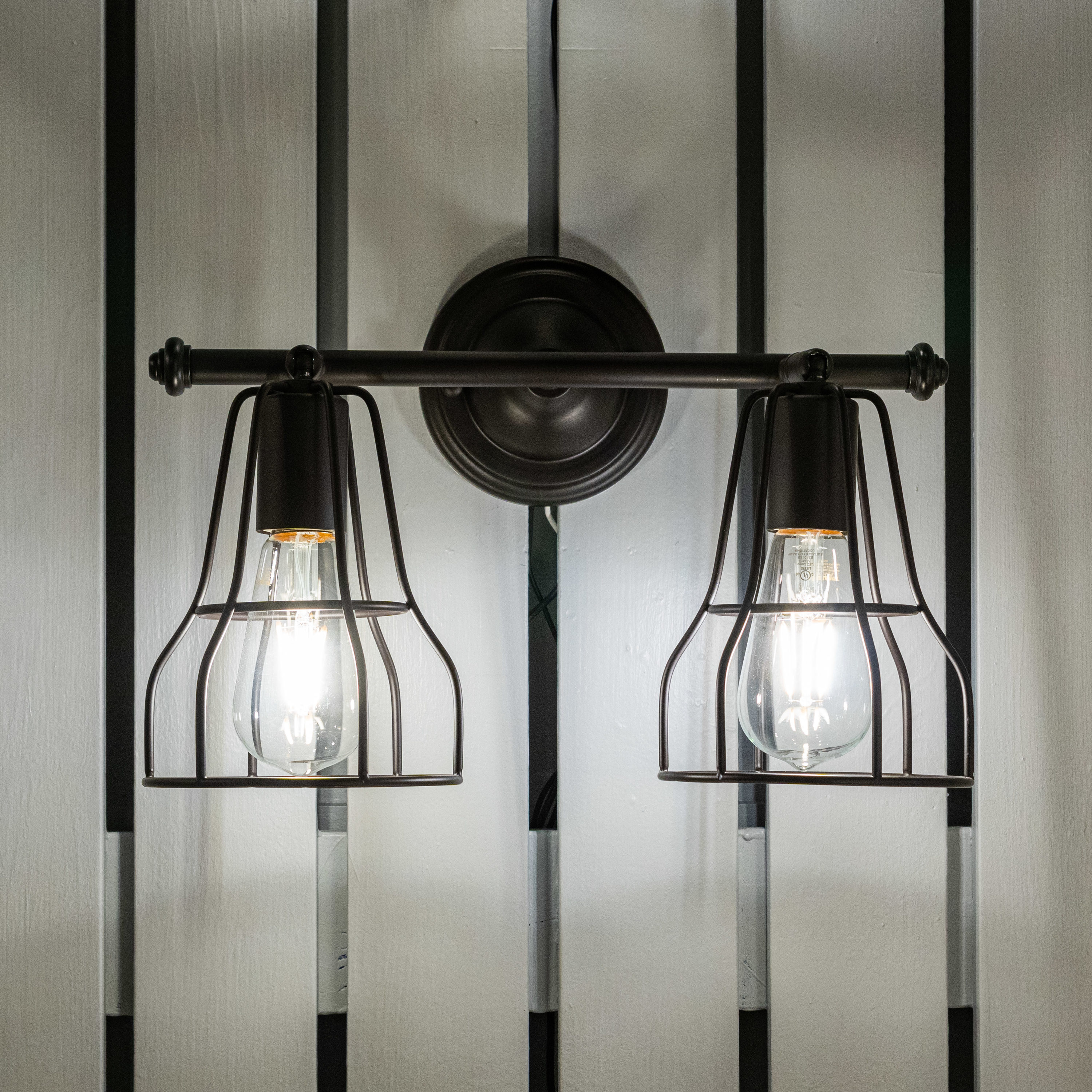 Urban Loft 14'' Bronze Adjustable Bell-Shaped Vanity Light