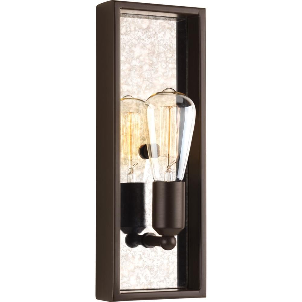 Progress Lighting P710024-020 Formes 5-in W 1-Light Antique Bronze Transitional Wall Sconce