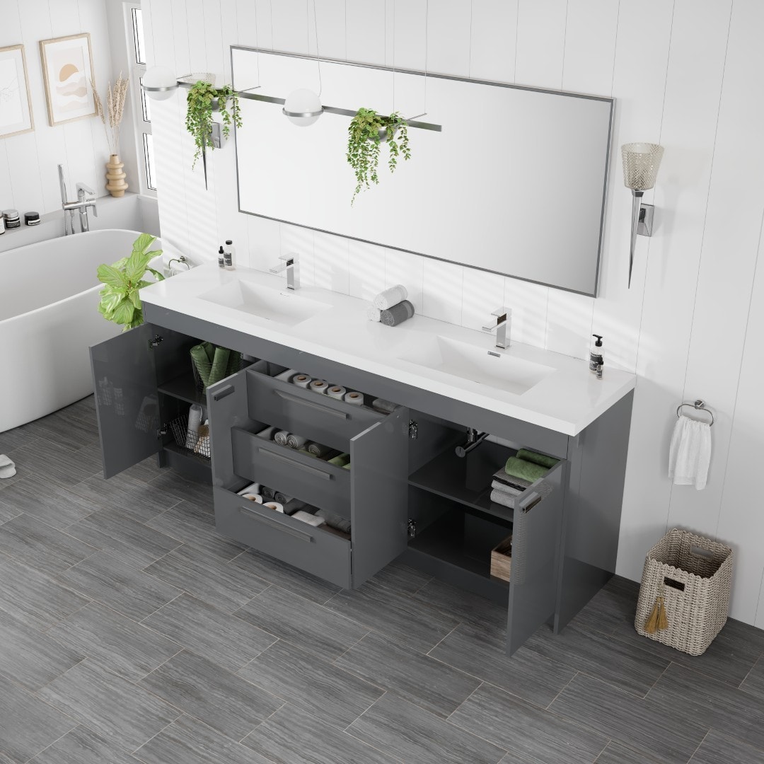 Eviva EVVN1900-8-84GR Bath-Vanity-Combo - View #5