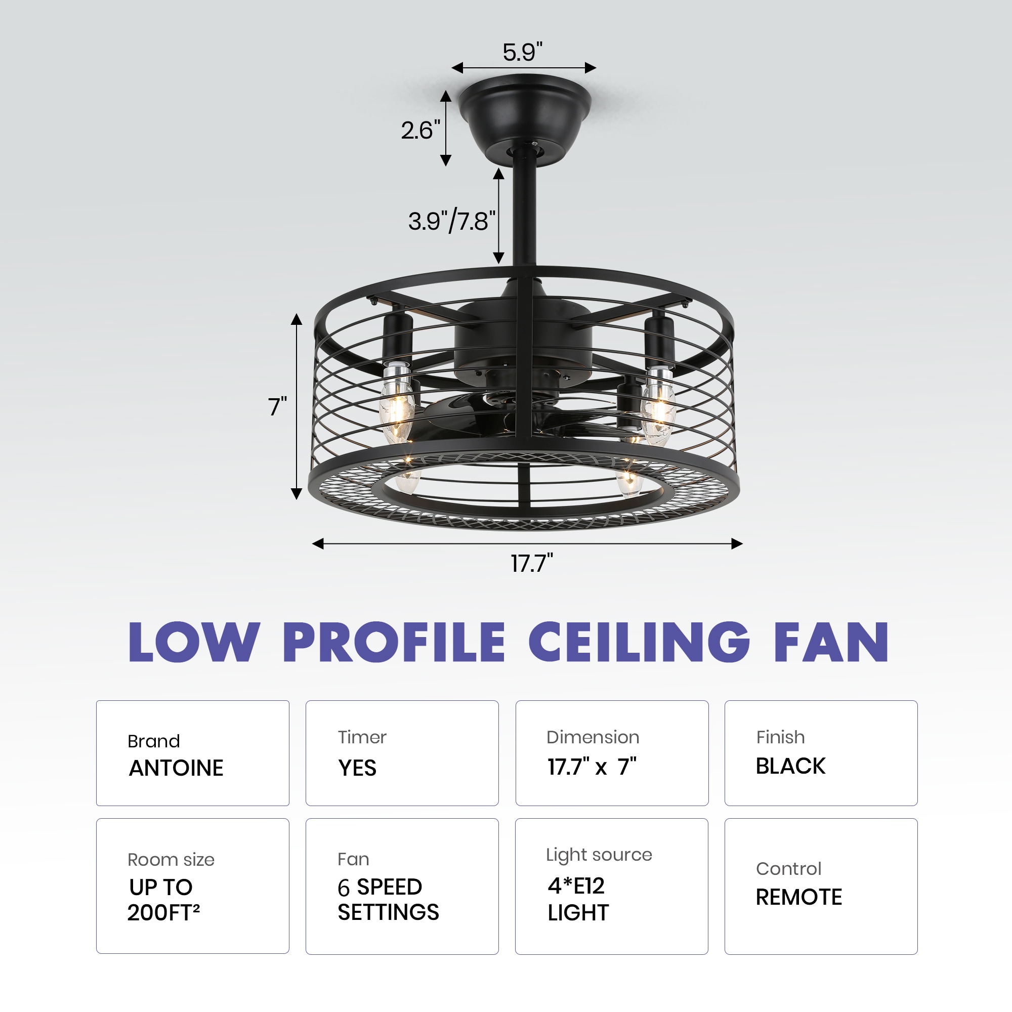 Antoine LSBD-31 Ceiling-Fans - View #7