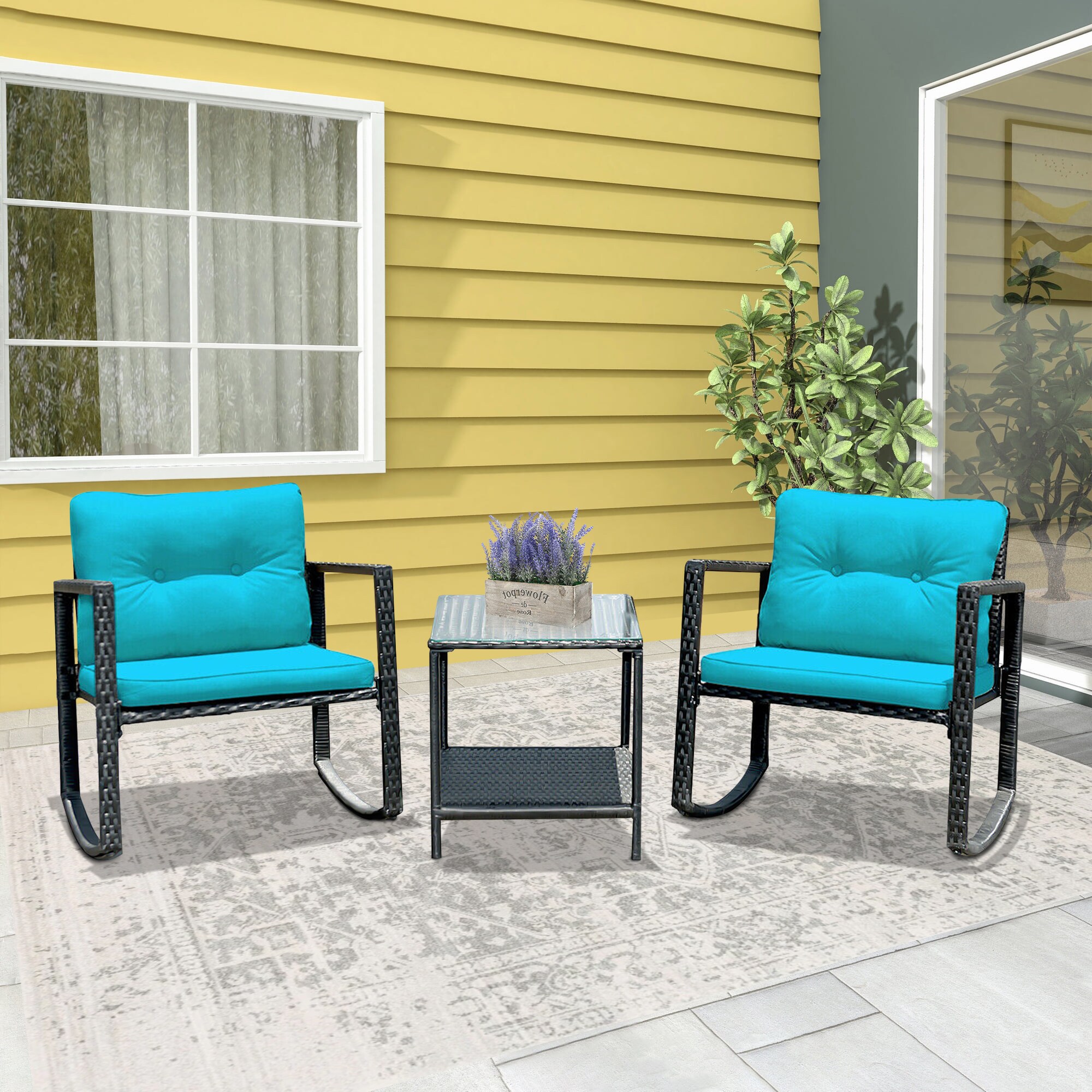 WELLFOR OUJ62861TU Patio-Conversation-Sets - View #3
