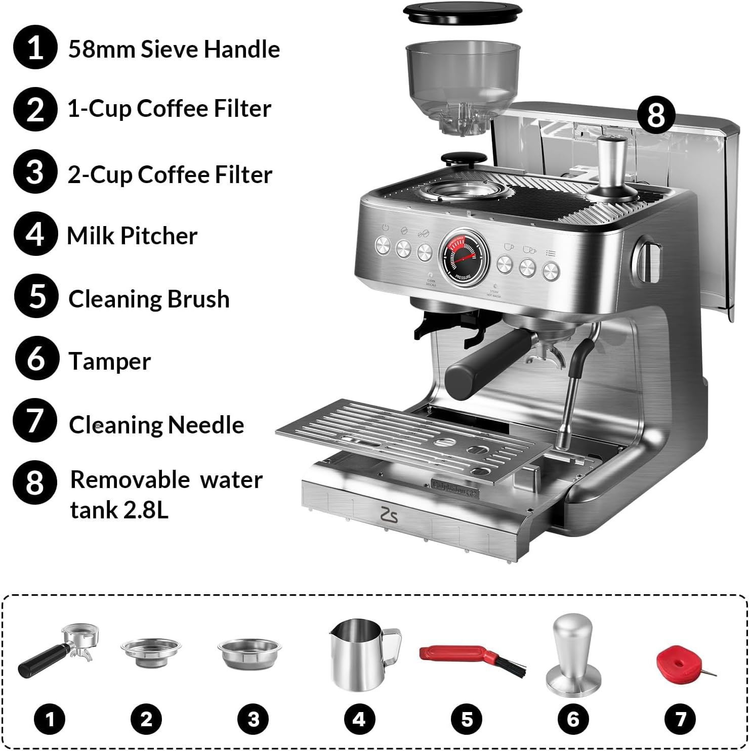 Qeetex COFFEPHO13FTMM3J Coffee-Makers - View #7