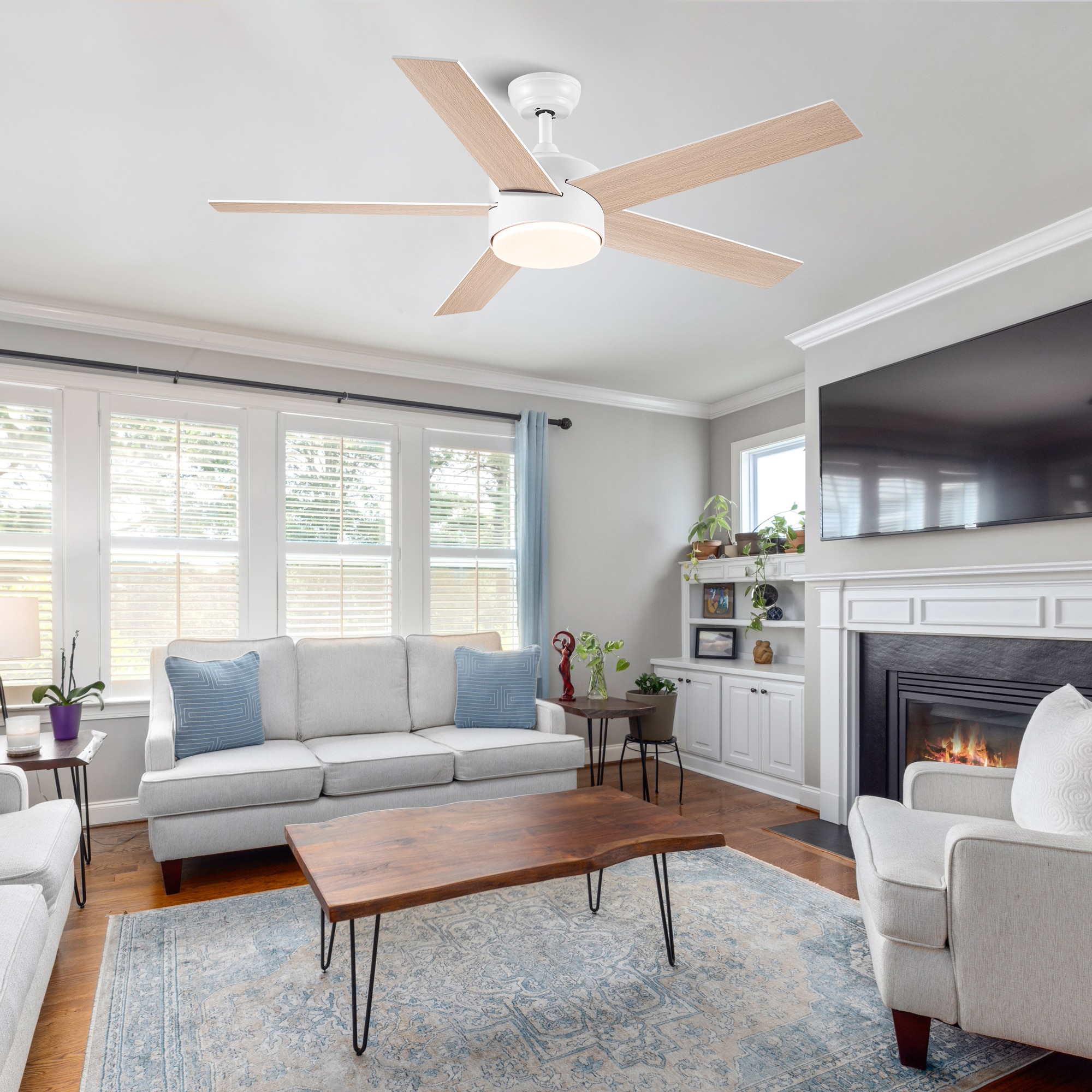 Yardreeze YHCF51WH5YE0407 Ceiling-Fans - View #6