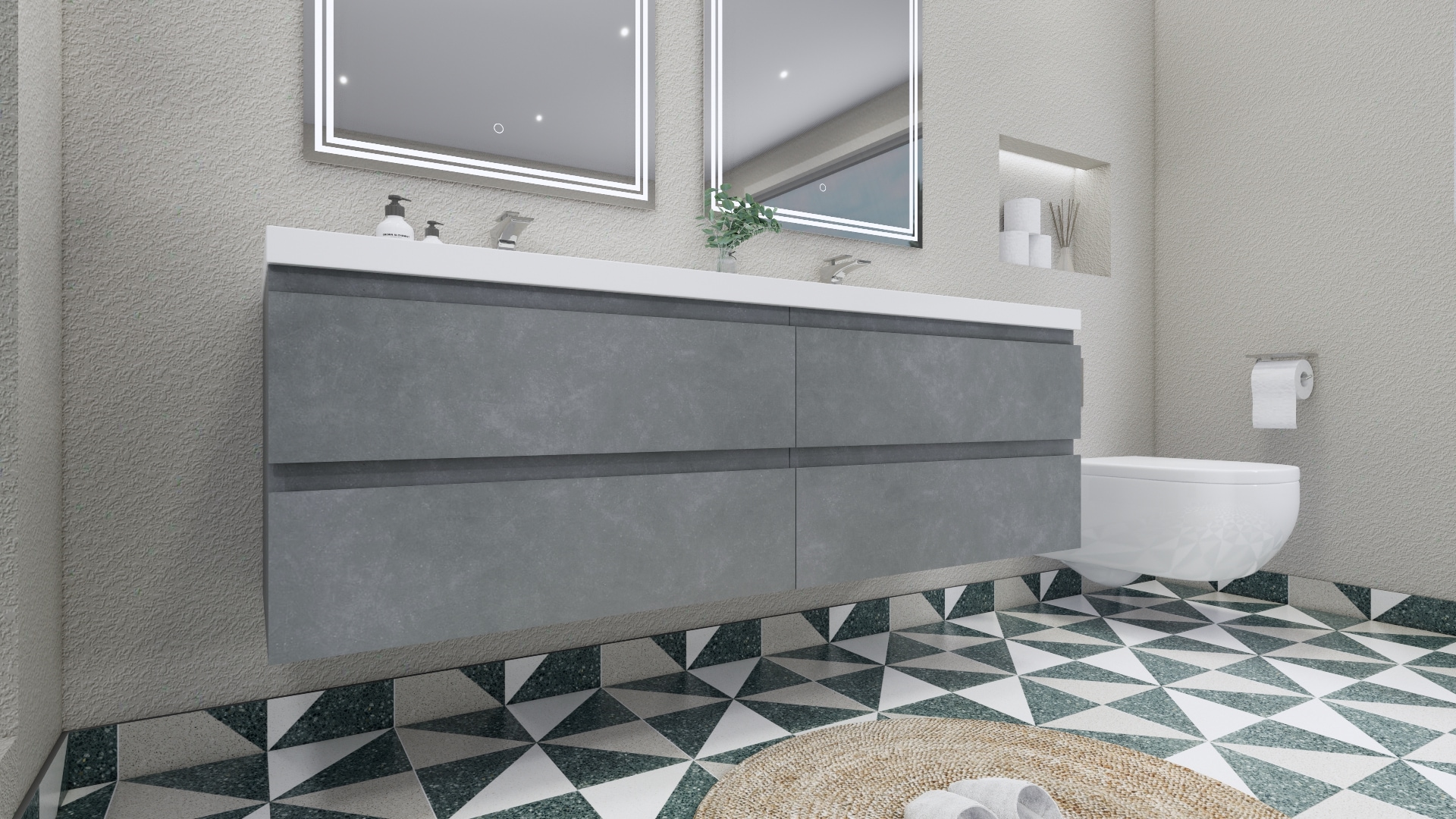 Moreno Bath MOB72-CG Bath-Vanity-Combo - View #8