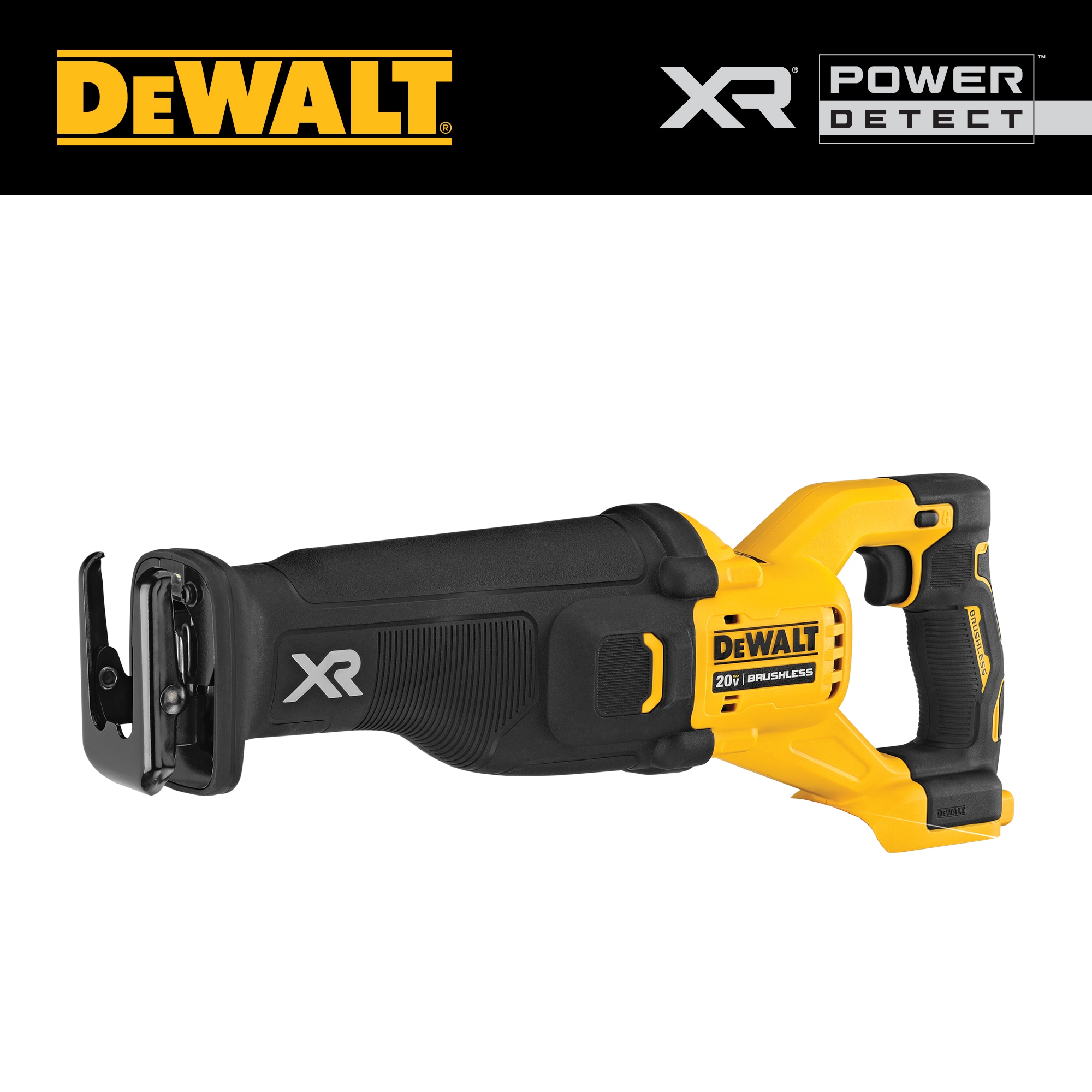 Treinstation kleuring Betuttelen DEWALT XR POWER DETECT 20-volt Max Variable Speed Brushless Cordless  Reciprocating Saw (Tool Only) in the Reciprocating Saws department at  Lowes.com
