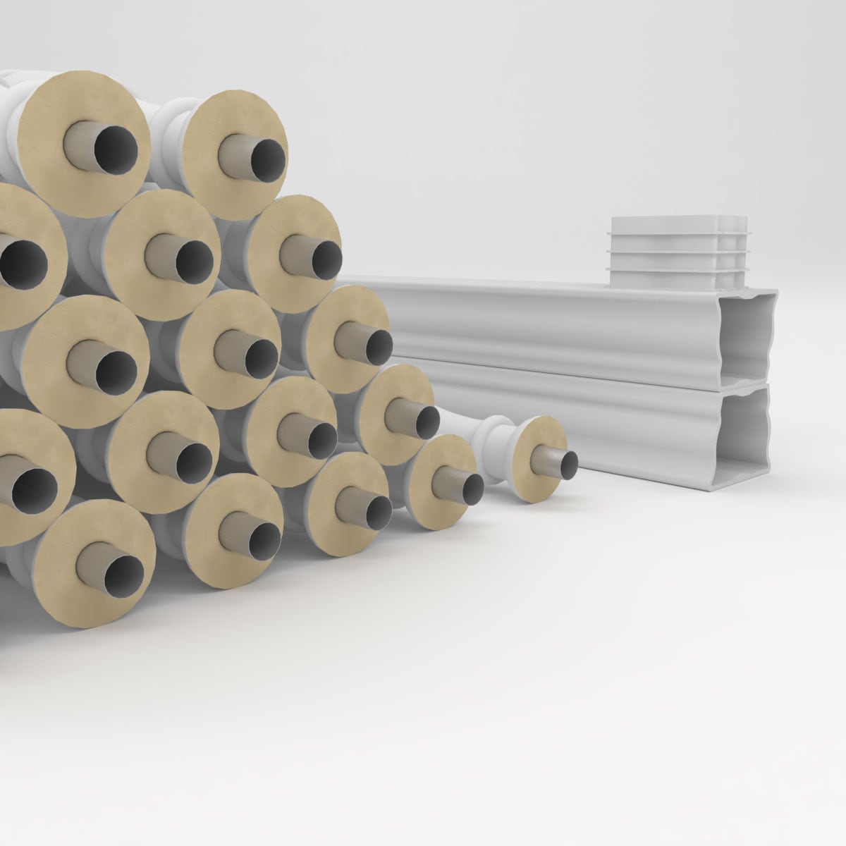 Ekena Millwork BALK32X156HMN railings - View #6