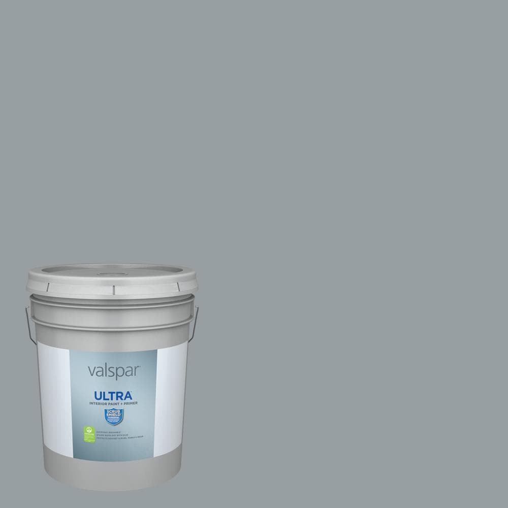Valspar 4007-1C-935308 Ultra Semi-gloss Winter Flannel 4007-1C Latex Interior Paint Paint + Primer ( 5-gallon )