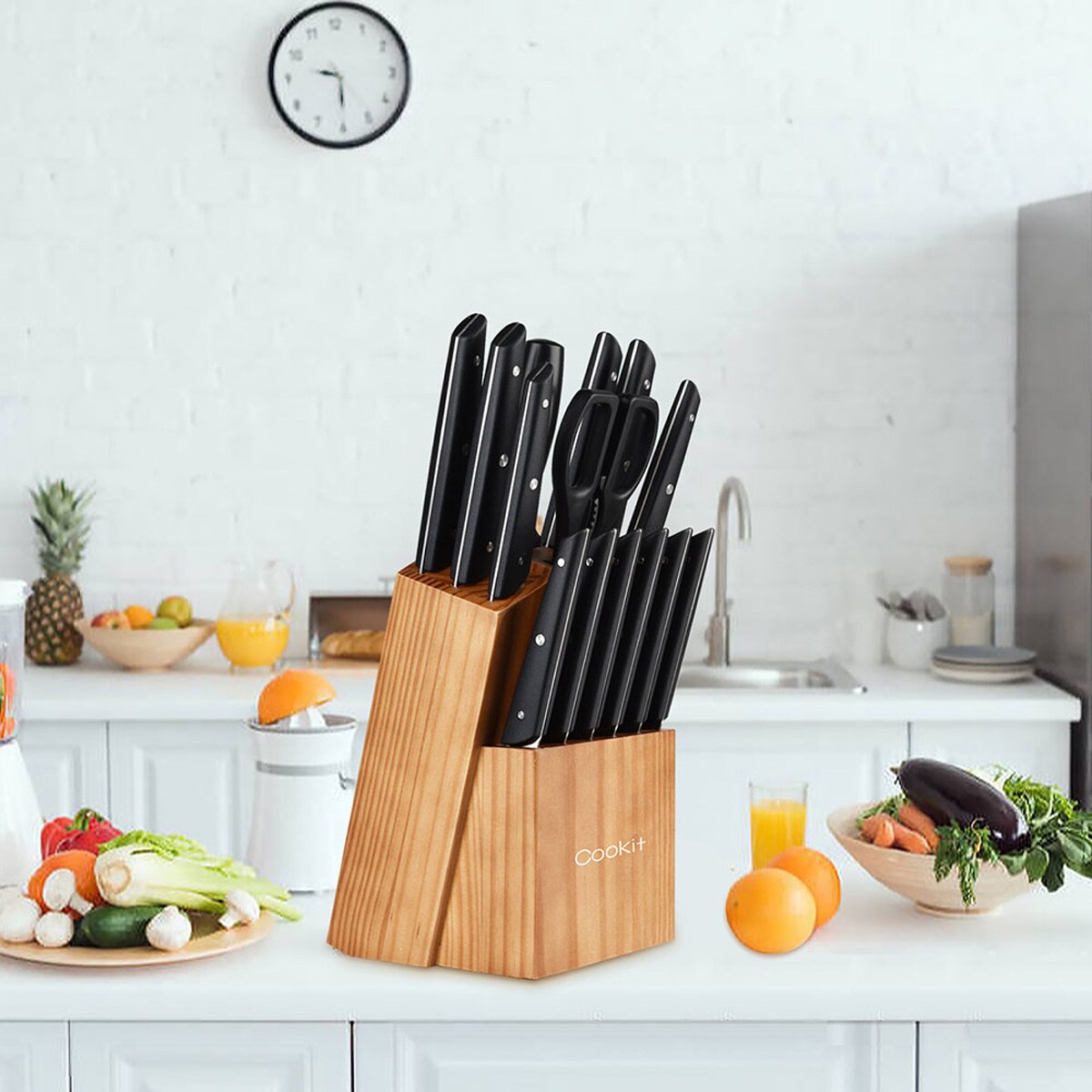 Gibson Shop the Gibson Chef's Better Basics 9-Piece Utensil Set - Black  Kitchen Gadget Set with Round Wire Caddy. Heat Resistant, Dishwasher Safe,  Convenient Storage. in the Kitchen Tools department at