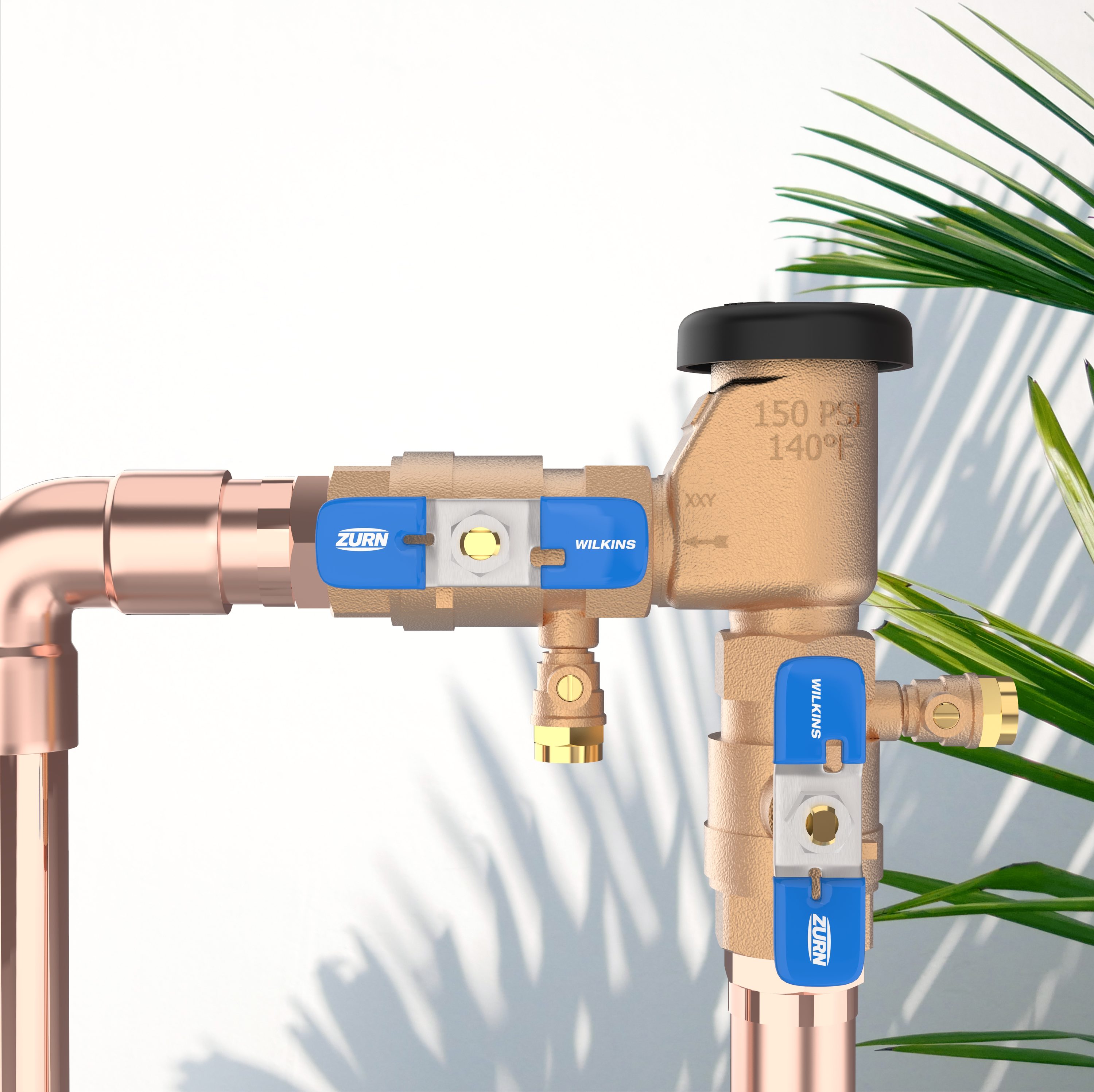 Zurn Wilkins Model 710 Bronze FNPT 1-in Pressure Vacuum Breaker in the ...