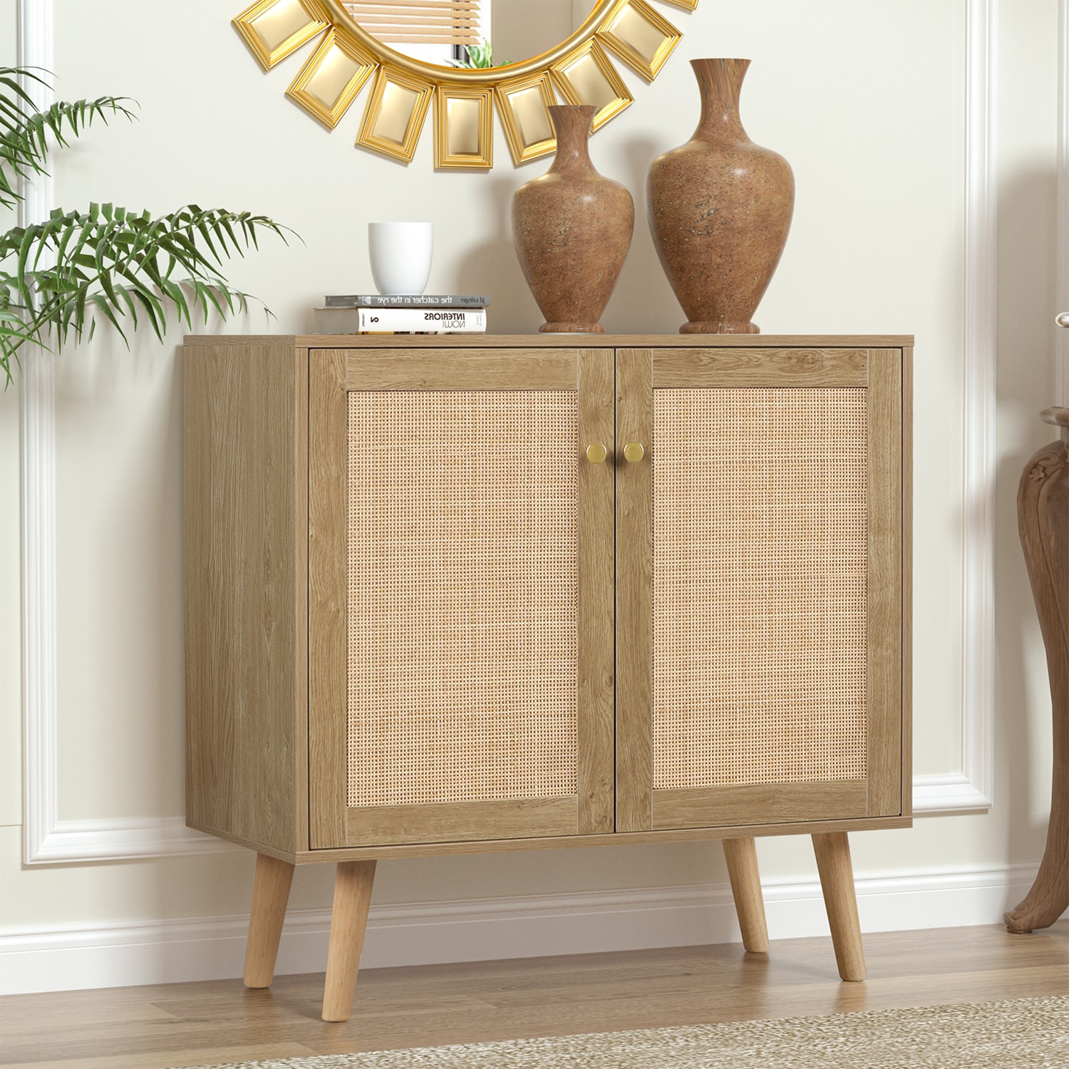 Delarpo H0082 Contemporary/Modern Natural Oak Sideboard