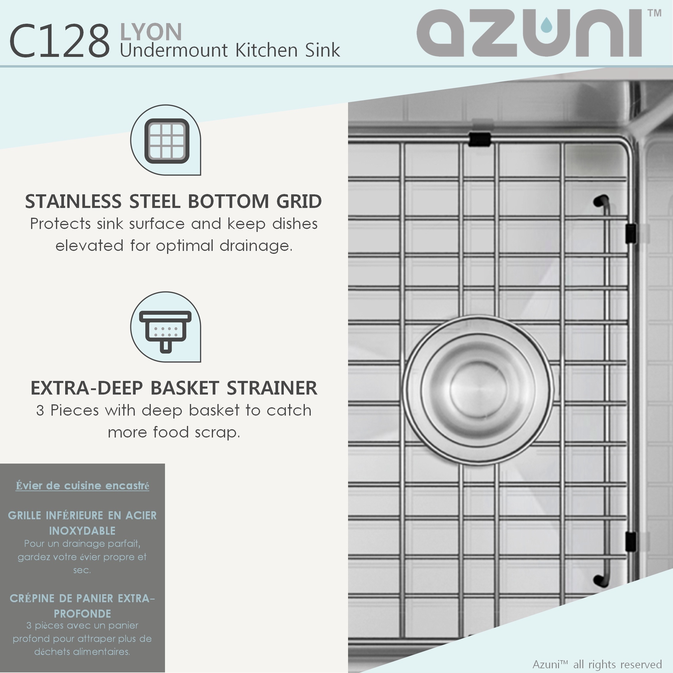 Azuni C1281 Kitchen-Sinks - View #6