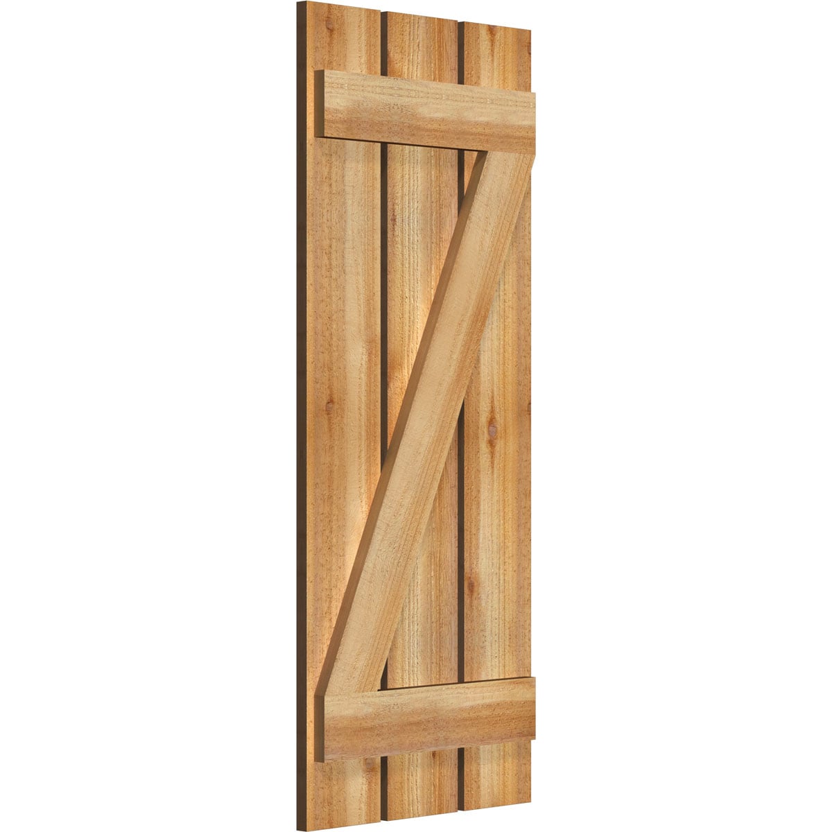 Ekena Millwork RBS06Z17X042RWR Exterior-Shutters - View #2