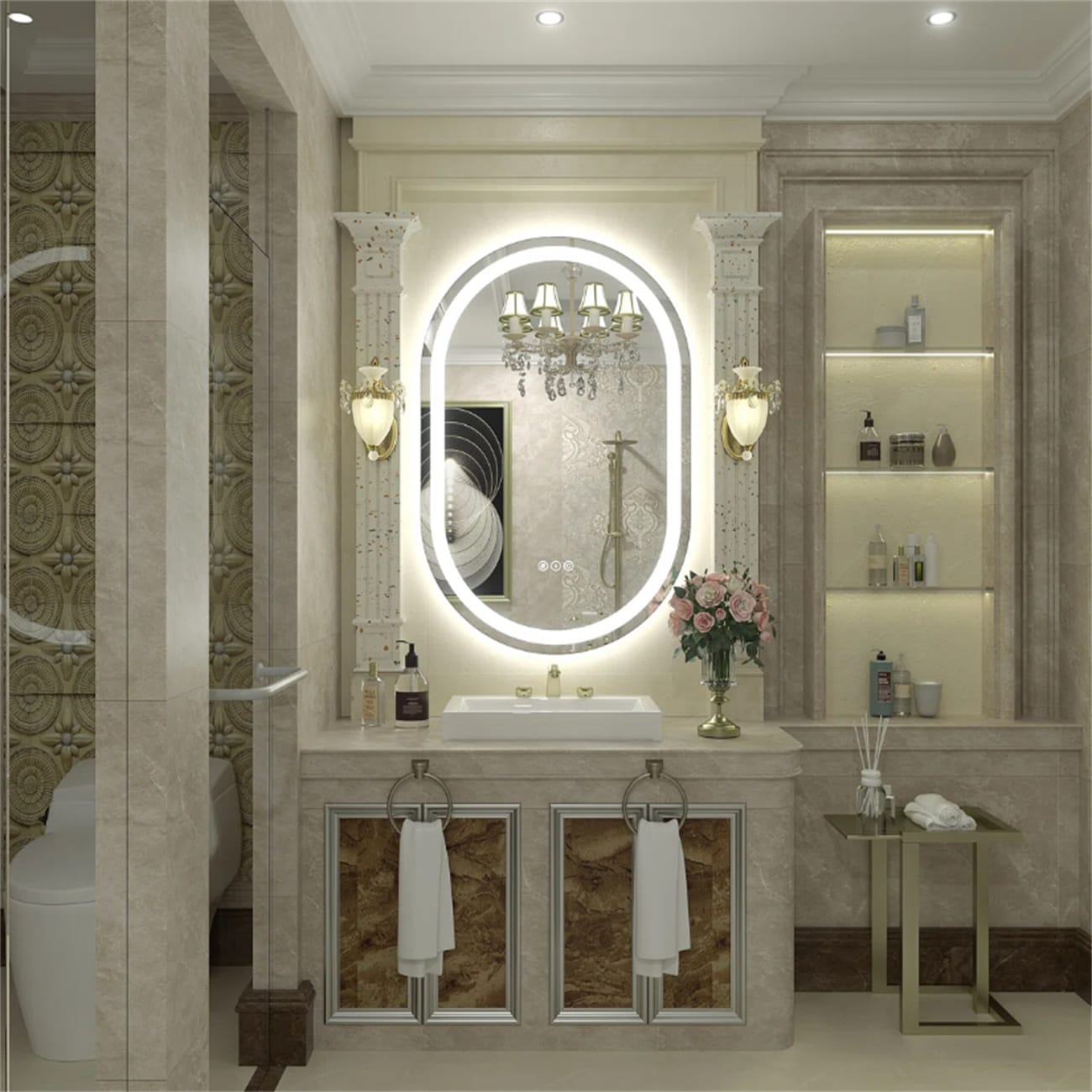 Sumerain L060J-6090 Framed-Bath-Mirrors - View #4