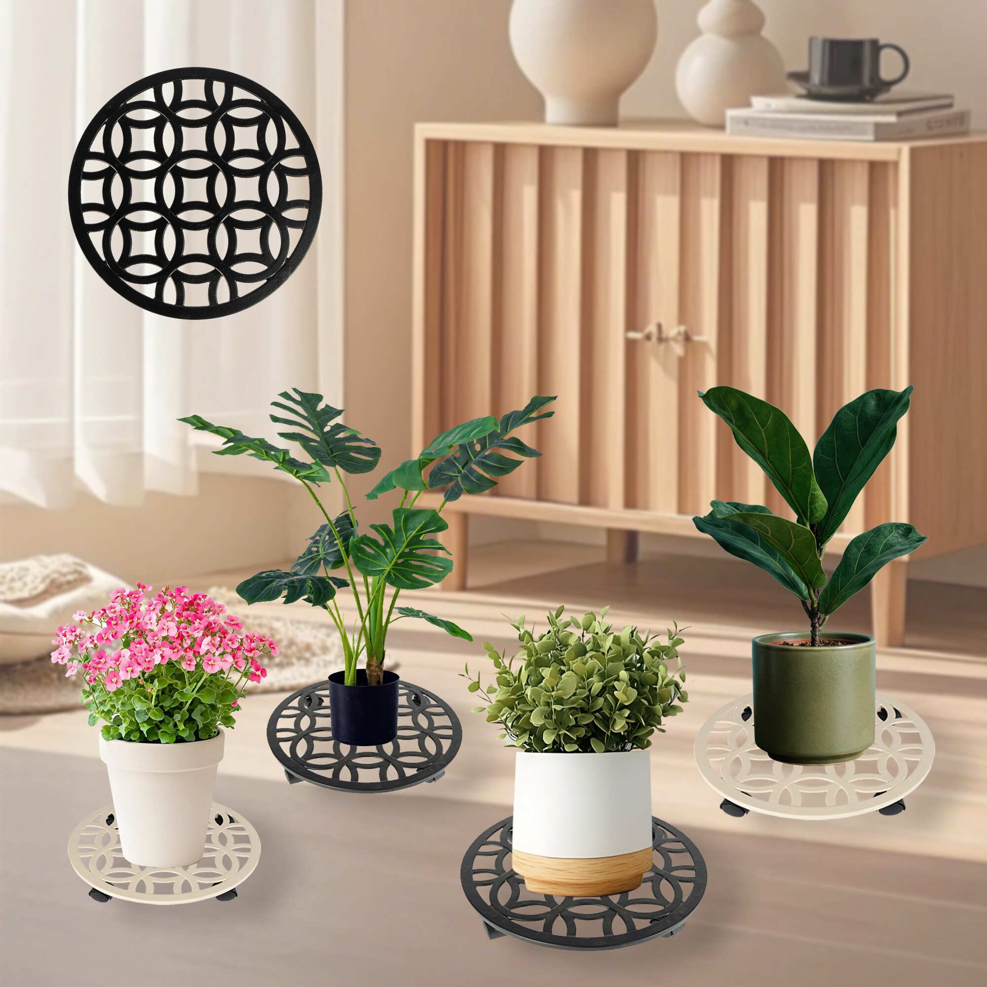 allen + roth LWP041 Plant-Caddy-Cart - View #7
