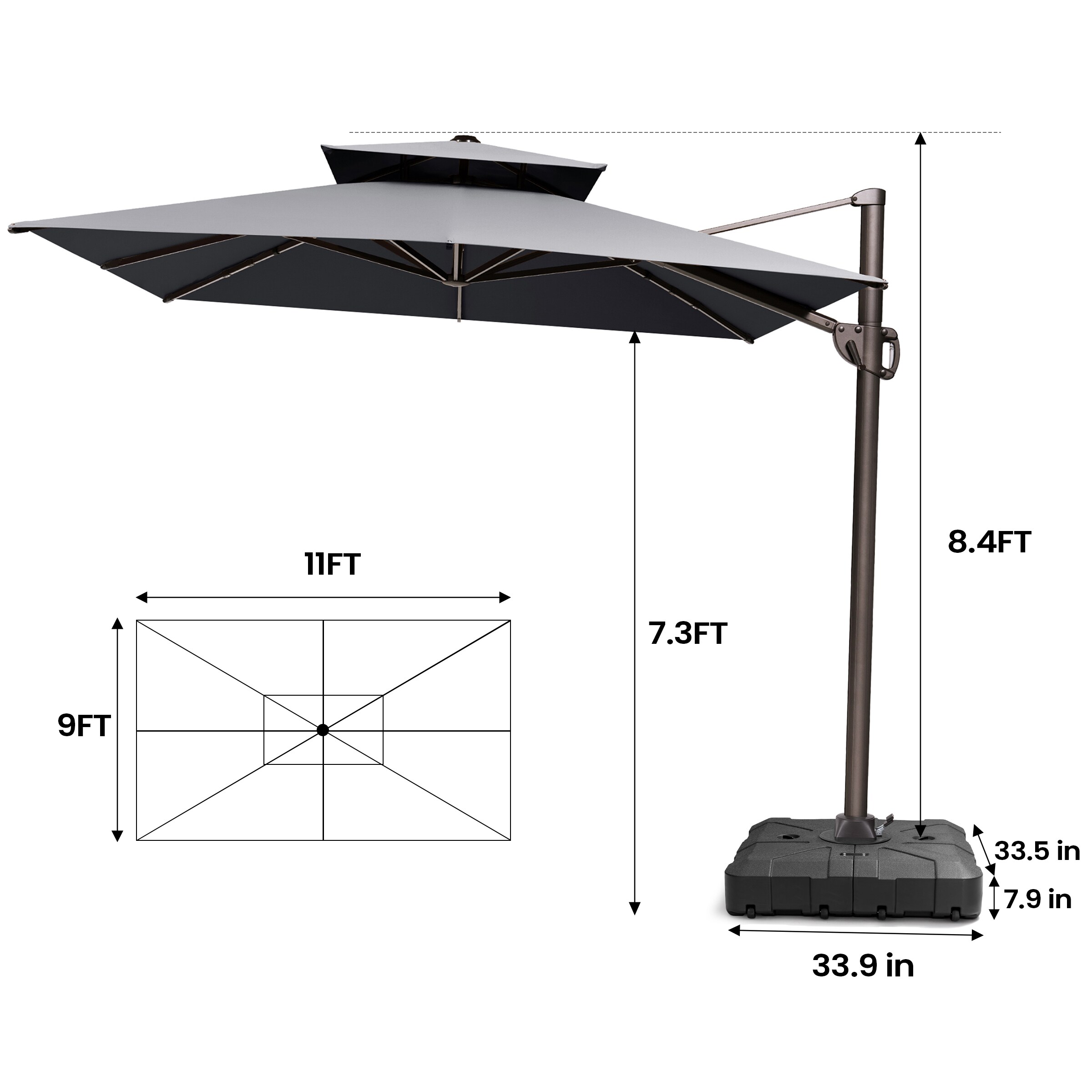 Pellebant ST25-PU060DGY-UB008 Umbrellas-2 - View #3