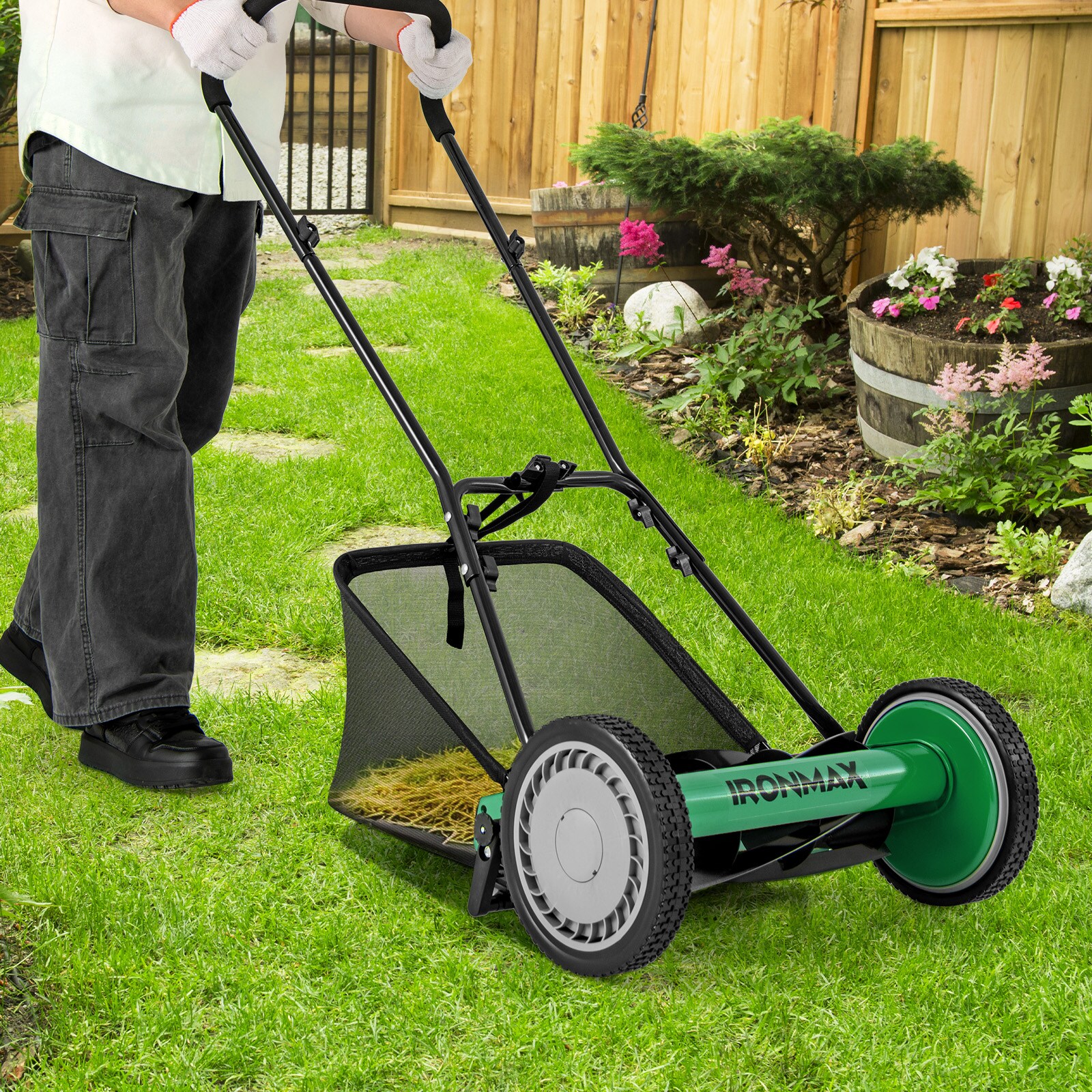 Iseryn NC4314GN Push-Mower-Reel - View #5