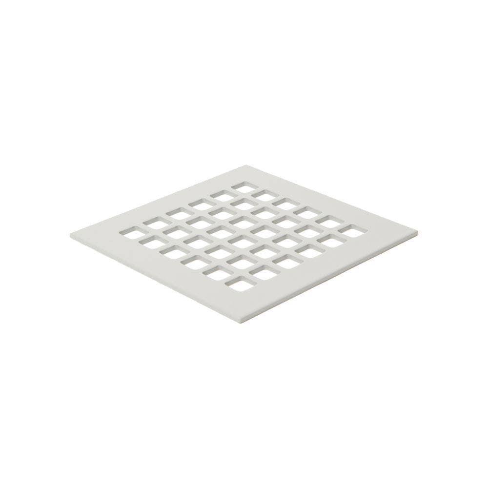 Reggio Register G808-SGNH Square Gray Floor Register (Duct Opening: 6-in x 6-in; Outside: 8-in x 8-in)