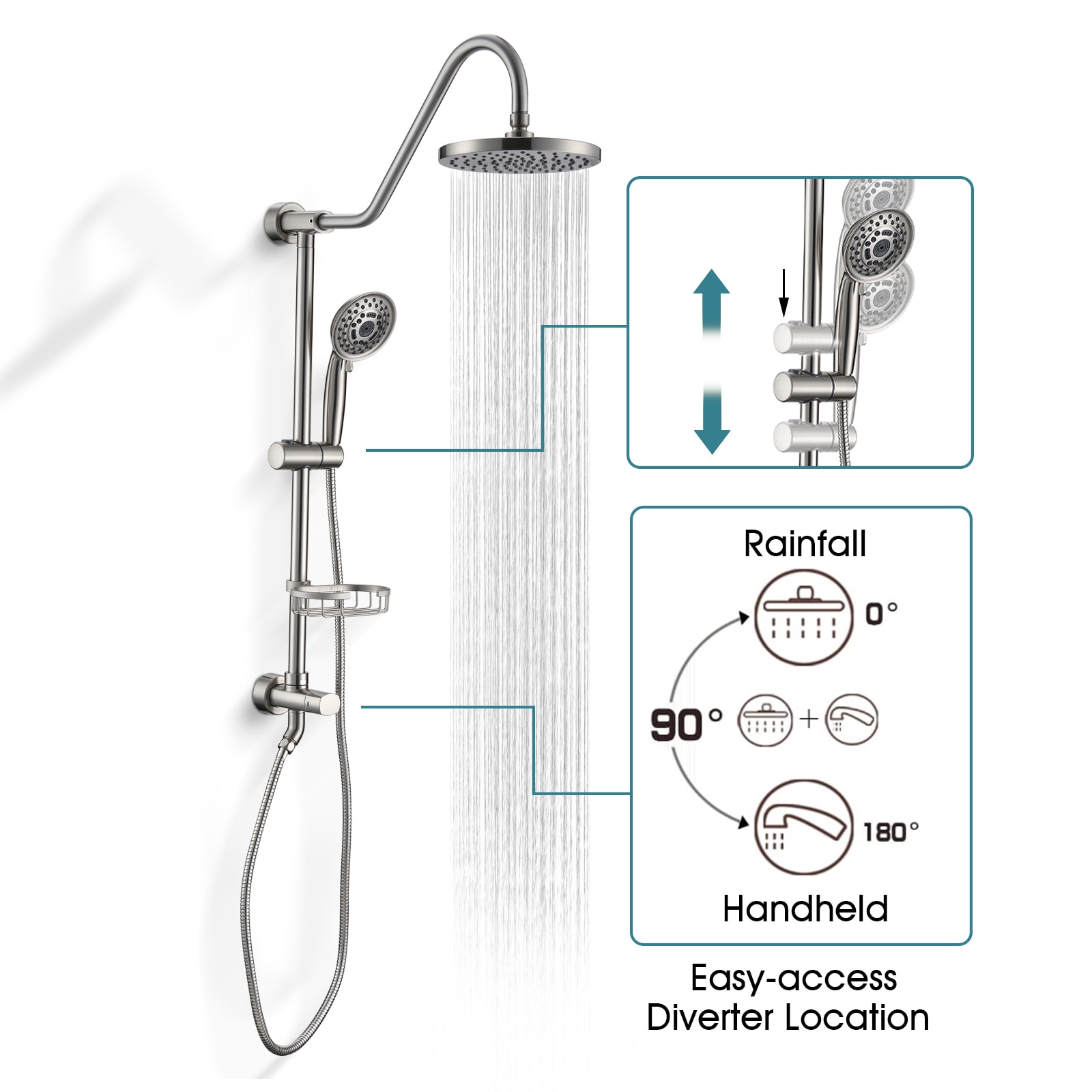 UCLIMAA UCAE103BN Showerhead-Bar-Panels - View #5