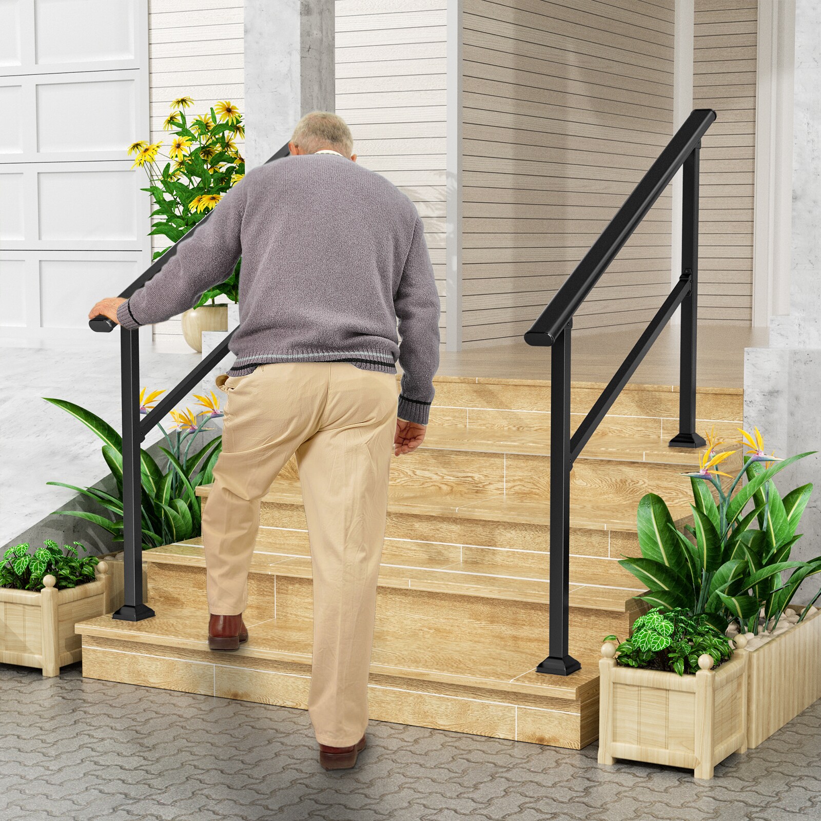 LOVMOR 4 STEP HAND RAILS railings - View #6