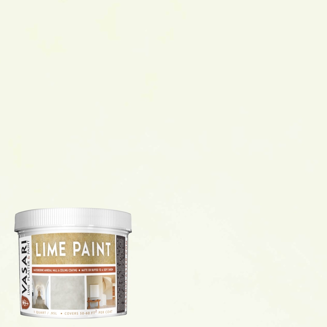 Vasari LPQT-37 Flat Pasture White #37 Lime Interior Paint ( 1-quart )