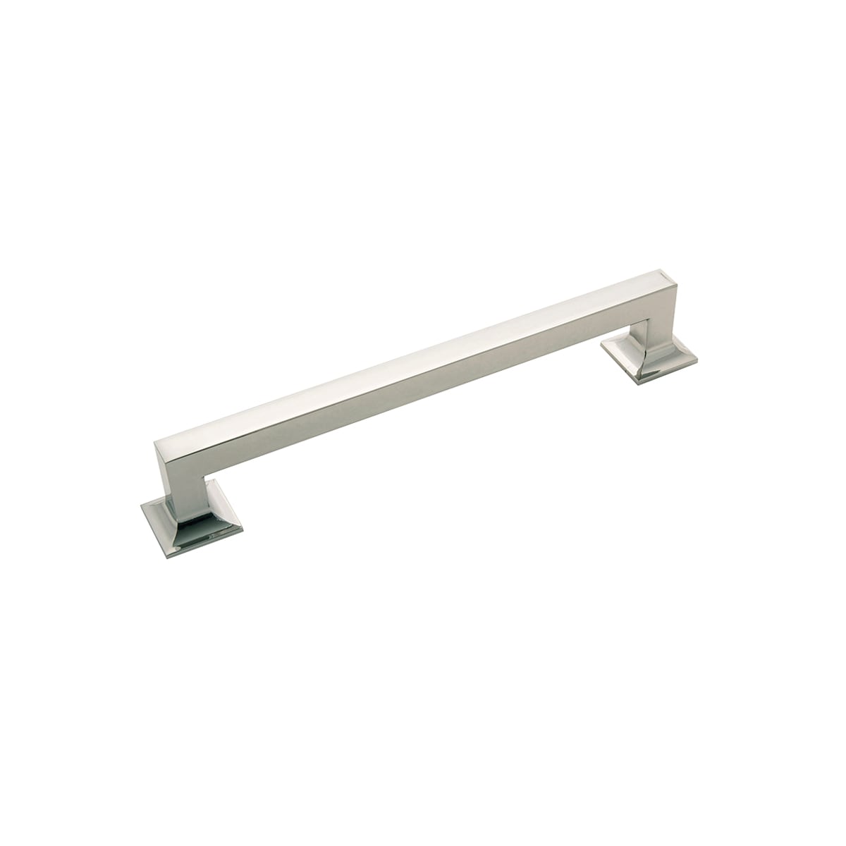 Hickory Hardware P3019-14-5B Studio 7-9/16-in , 192mm Center to Center Polished Nickel Rectangular Handle 5 -Pack