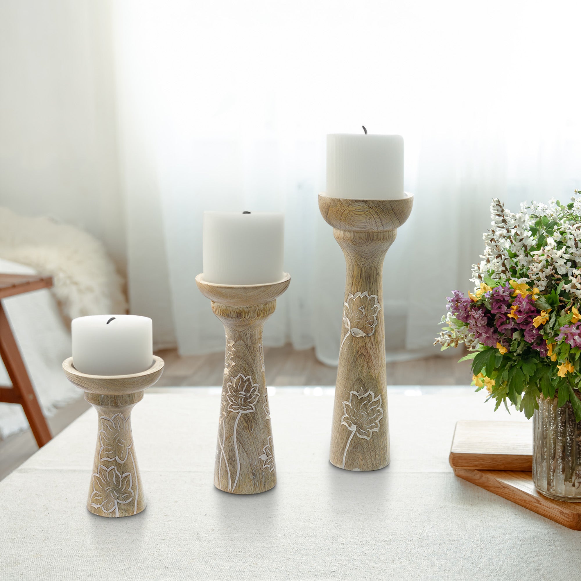 Mela Artisans AZCA2028 Candle-Holders - View #3