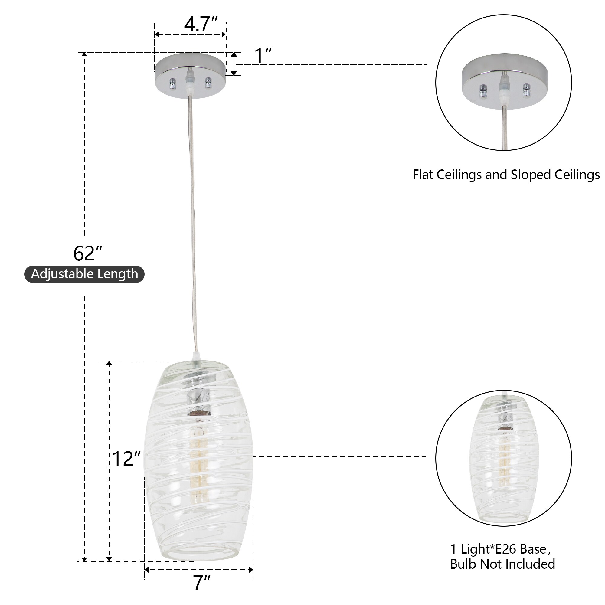 Maxax 19200-1CW Pendant-Lights - View #6