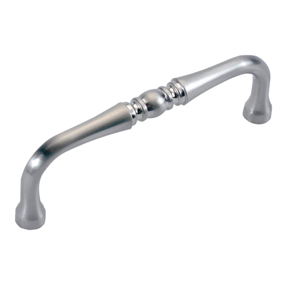 Hickory Hardware P3059-SN Williamsburg 3-1/2-in Center to Center Satin Nickel Rectangular Handle Drawer Pulls