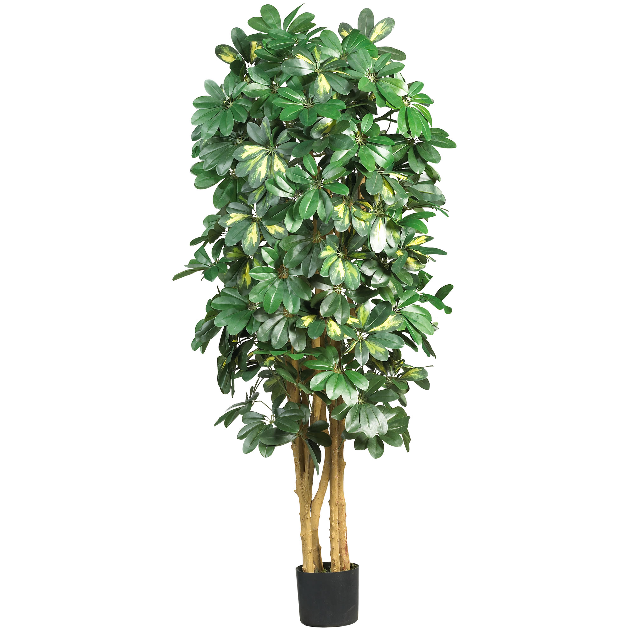 Nearly Natural 60-in Green Indoor Artificial Silk Artificial Tree In ...