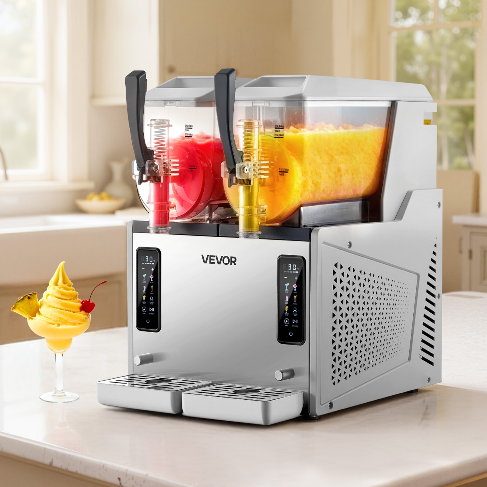 VEVOR CGXXRJ25X23LBBJ9F1V1 Frozen-Drink-Makers - View #2