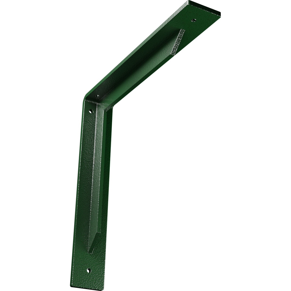 Ekena Millwork BKTM02X12X12STHDG Stockport 12-in x 2-in x 12-in Green Steel Countertop support bracket