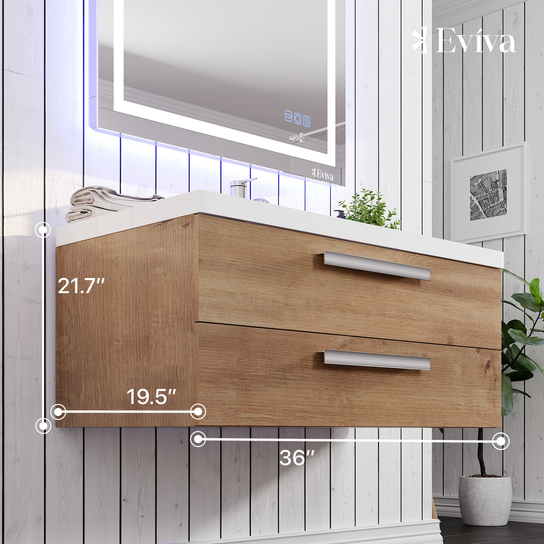 Eviva EVVN144-36NOK Bath-Vanity-Combo - View #2