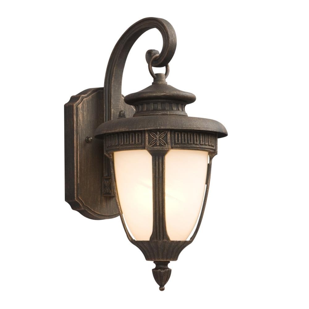 Galaxy Lighting 310796RBZ 1 -Light 14.5-in H Bronze Hardwired Outdoor Wall Light