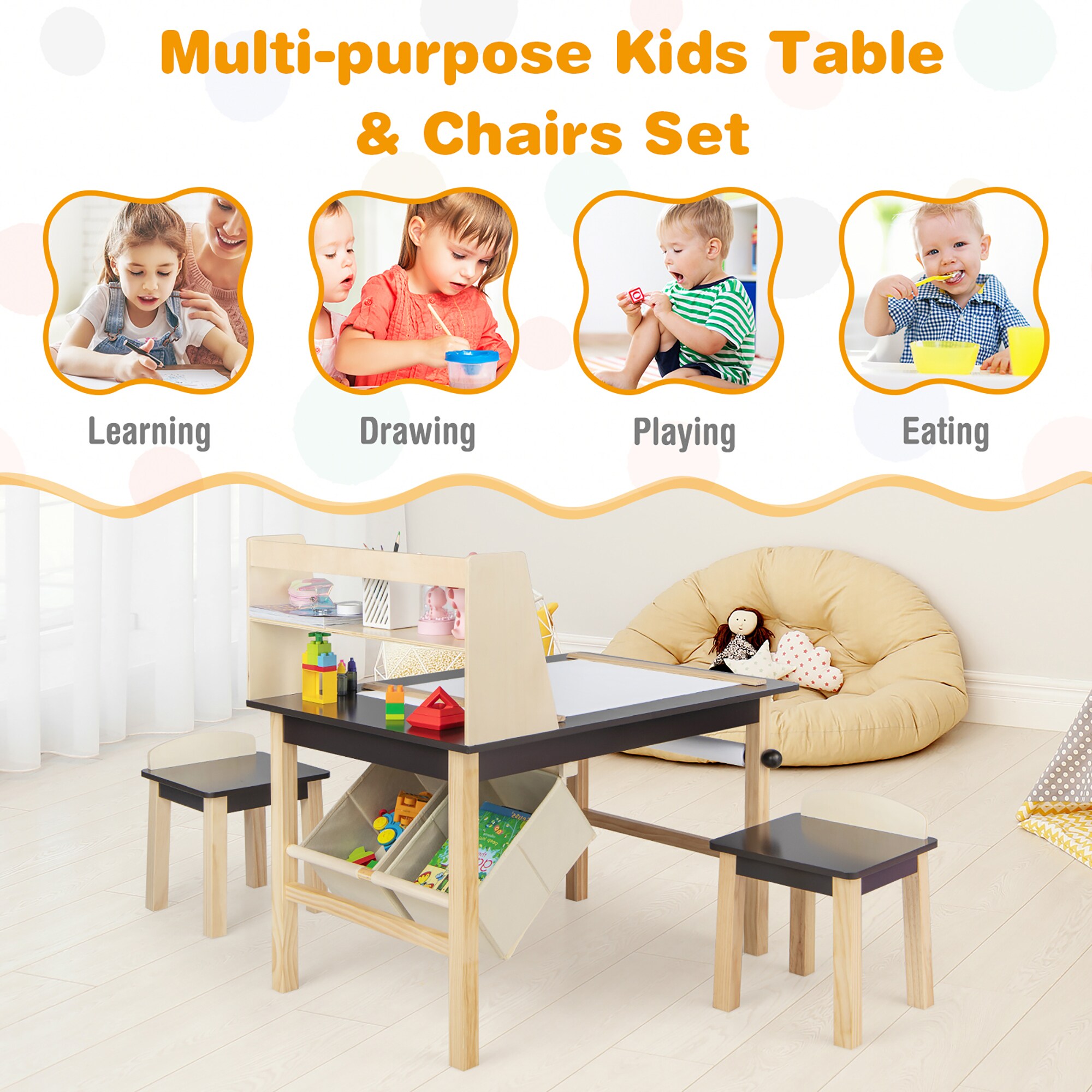 Goplus LWS00309 Kids-Play-Tables - View #7