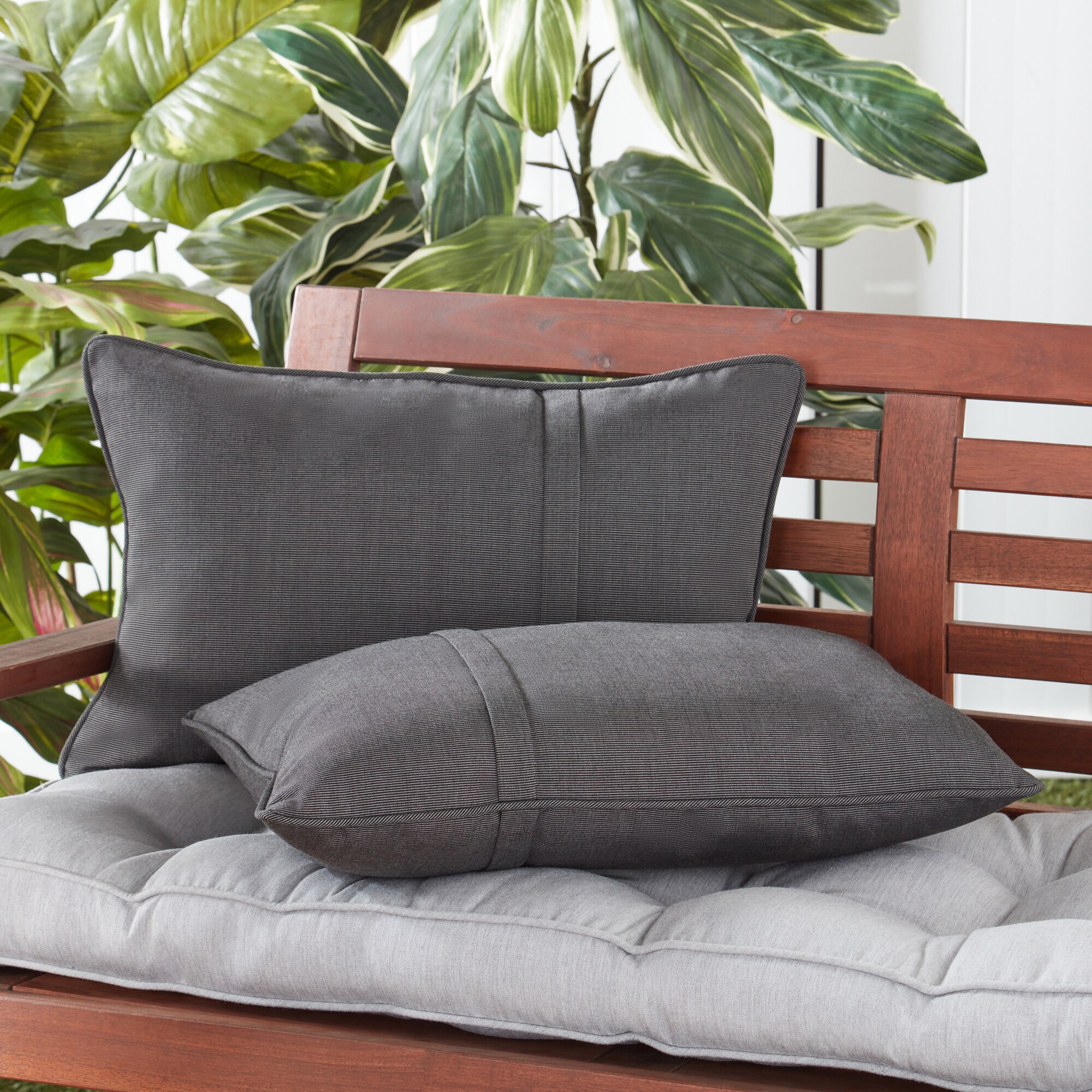 Greendale Home Fashions SP5811S2-COAL Outdoor-Accent-Pillows - View #6