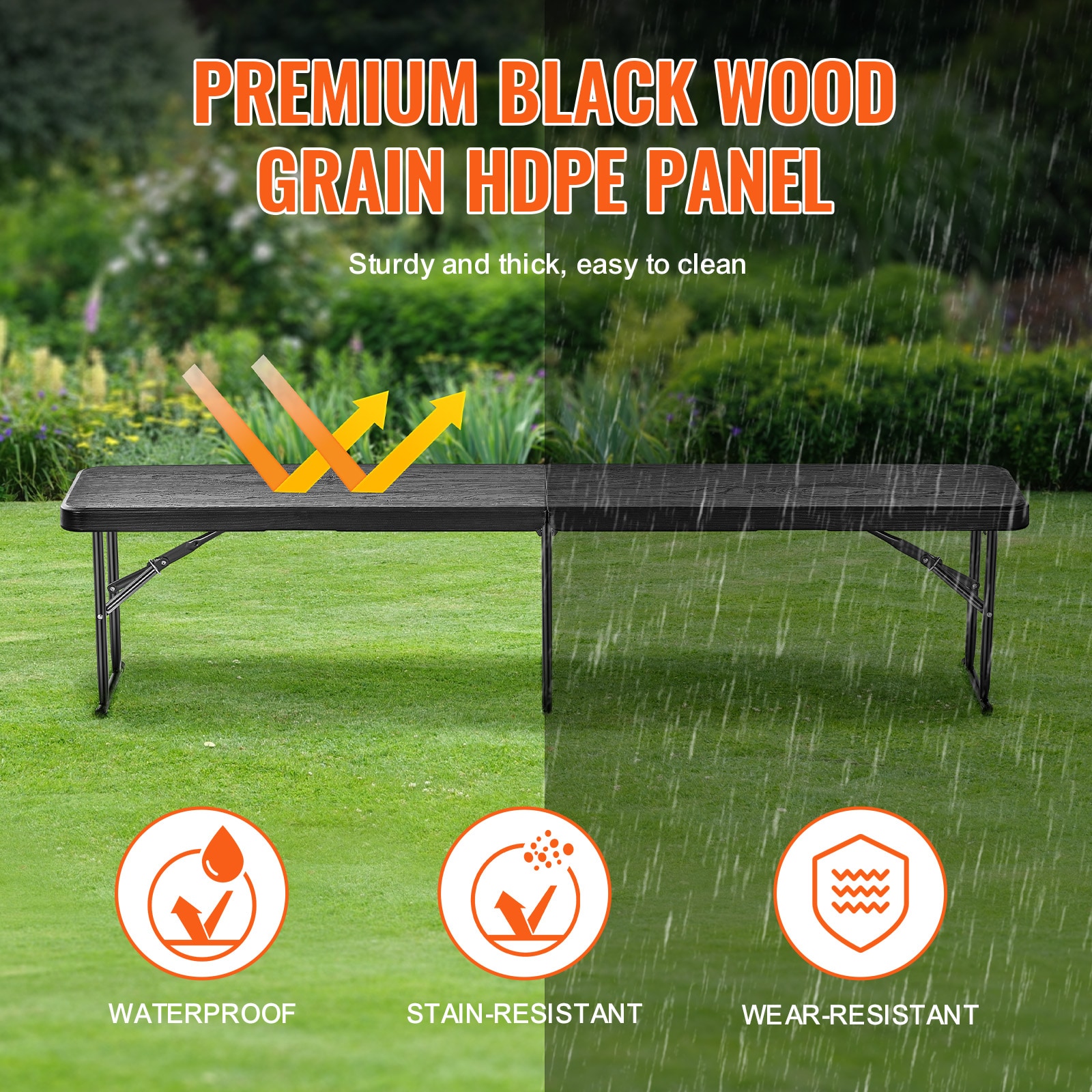 VEVOR SCSLKZDYDZY605235V0 Commercial-Benches - View #3