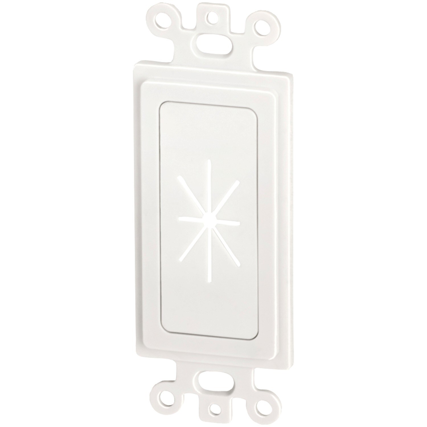 DataComm Electronics DCM450016WH Décor Insert with Flexible Opening