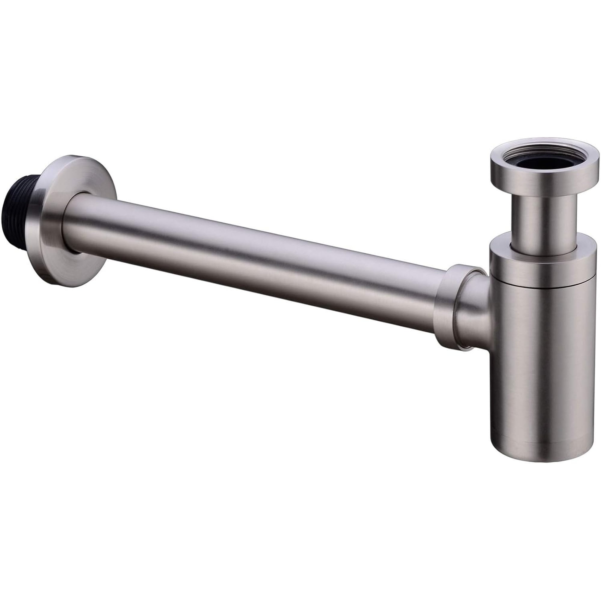 Numhew 7.8in H 2-Piece Brushed Nickel Adjustable Bottle Trap Kit #NHBEN34772