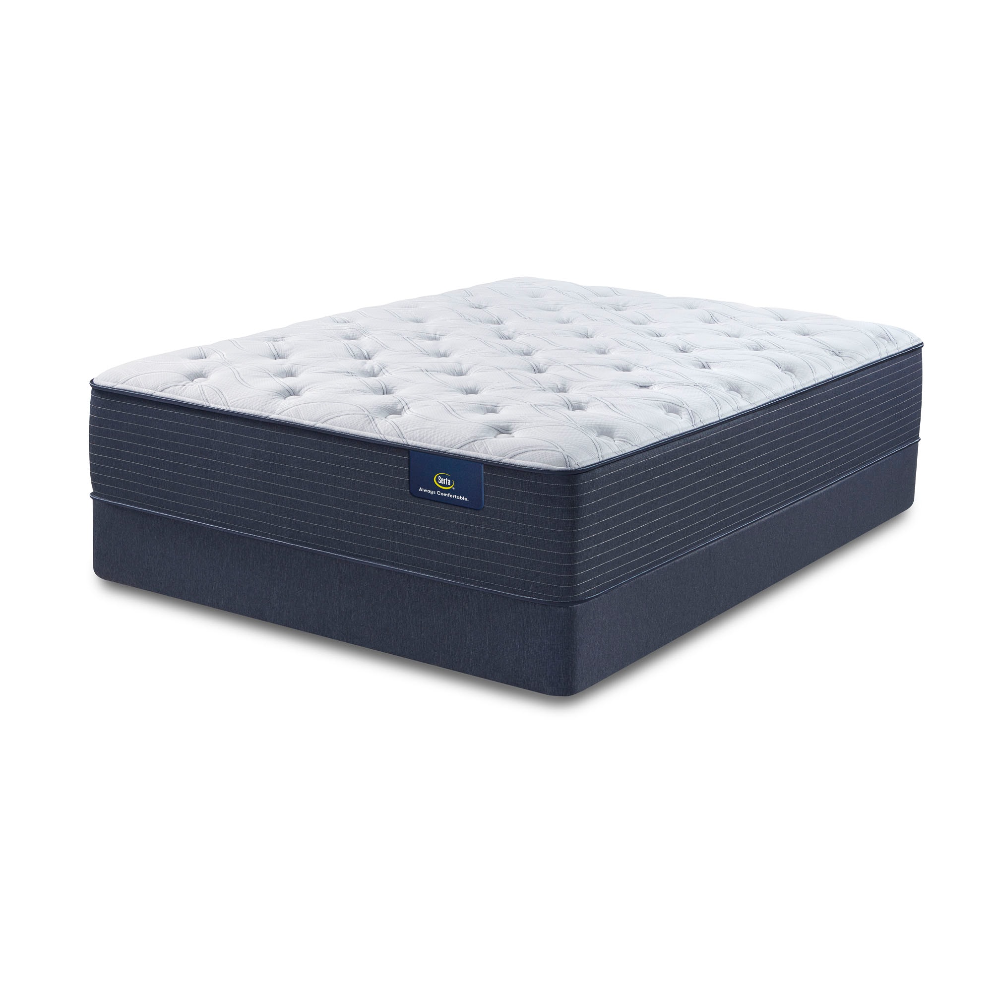 Serta Clarks Hill 14-in Soft King Innerspring Mattress in the ...