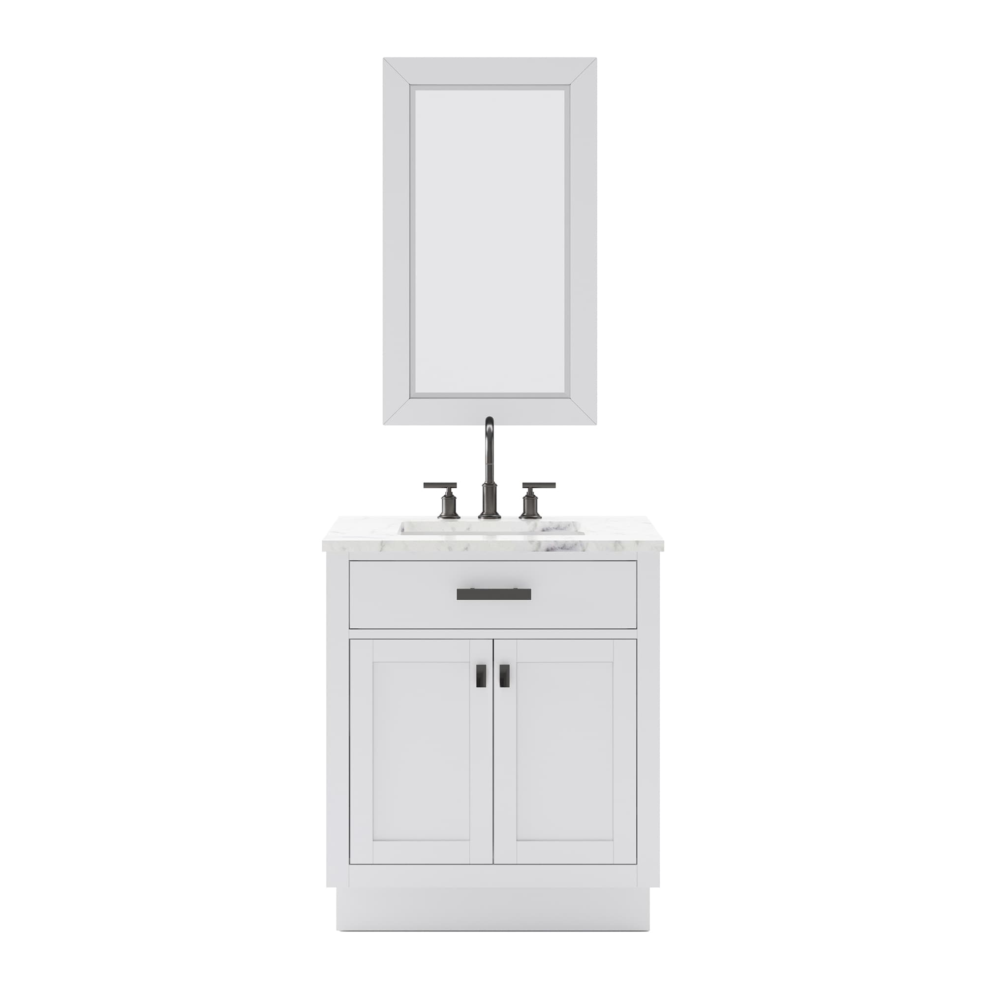Water Creation HA30CW03PW-R24BL1403 Bath-Vanity-Combo - View #2